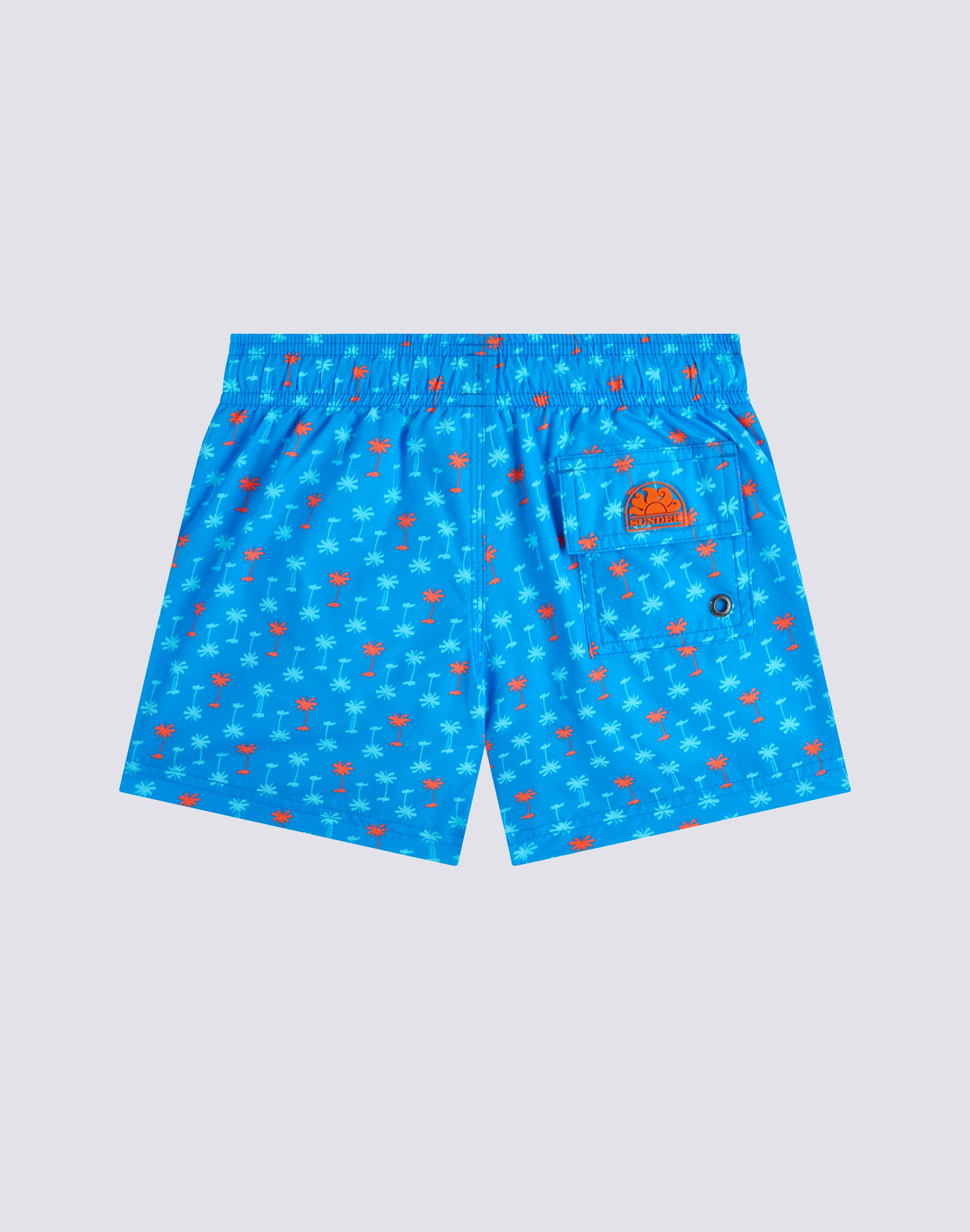 sundek-costume-boxer-mare-bambino-corto-palmas-poliestere-riciclato-b633bdrt47l image 2