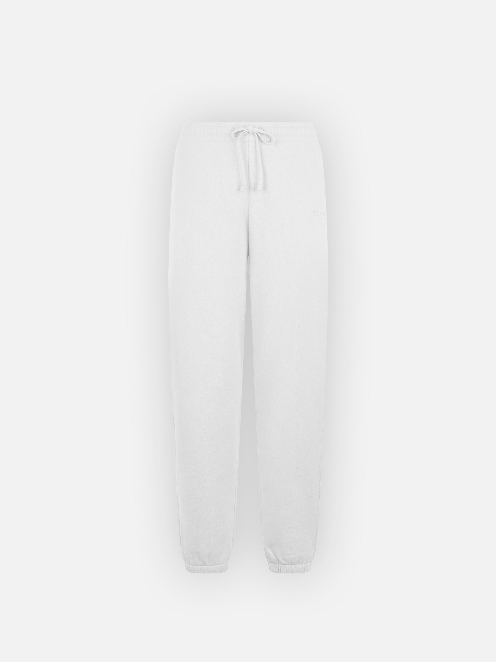 mc2-saint-barth-odalys-jr-pantaloni-joggers-bambina-felpa-bandana-bianca image 1