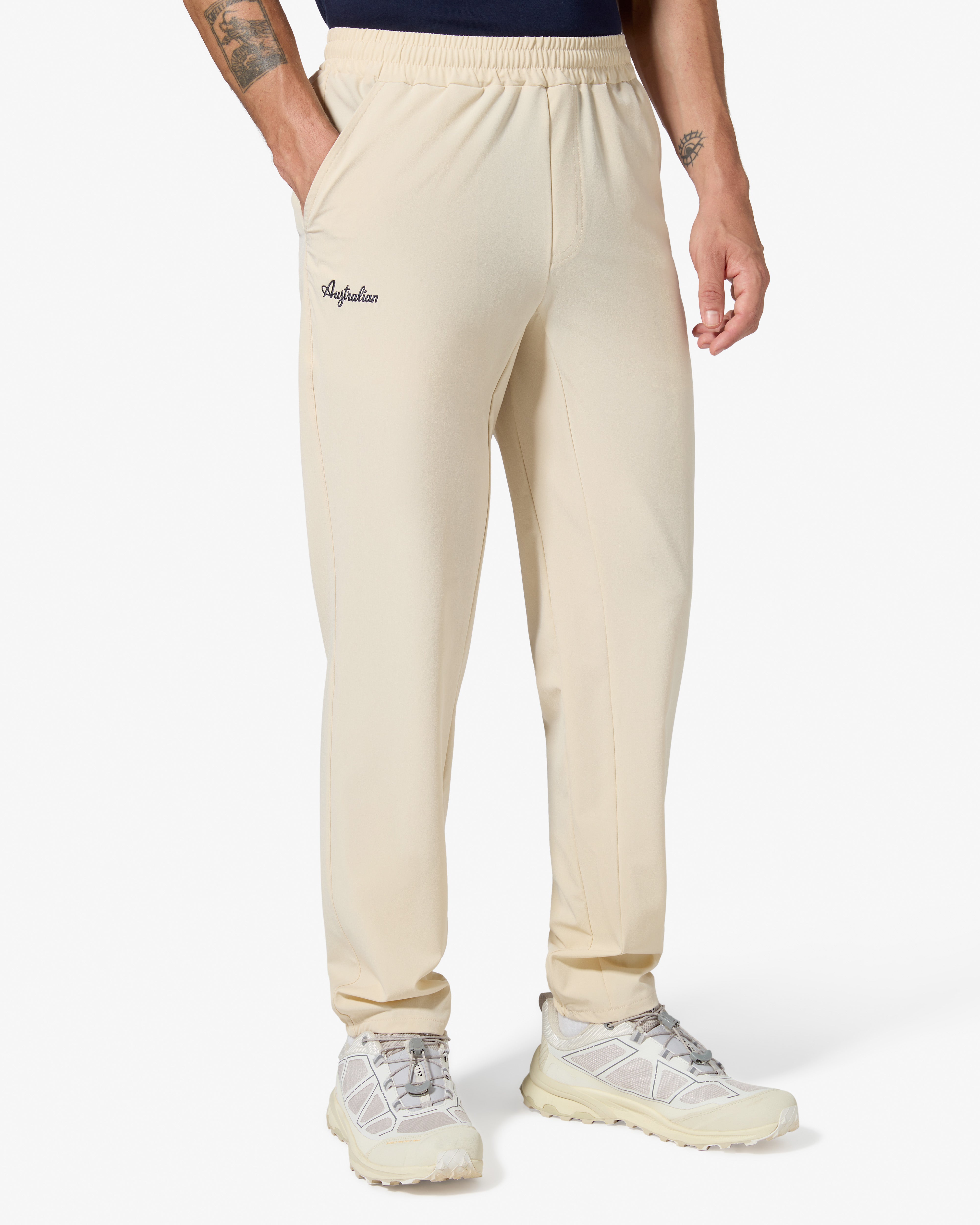 australian-easy-vinyl-track-pant-uomo-sabbia-bi-elastico image 1