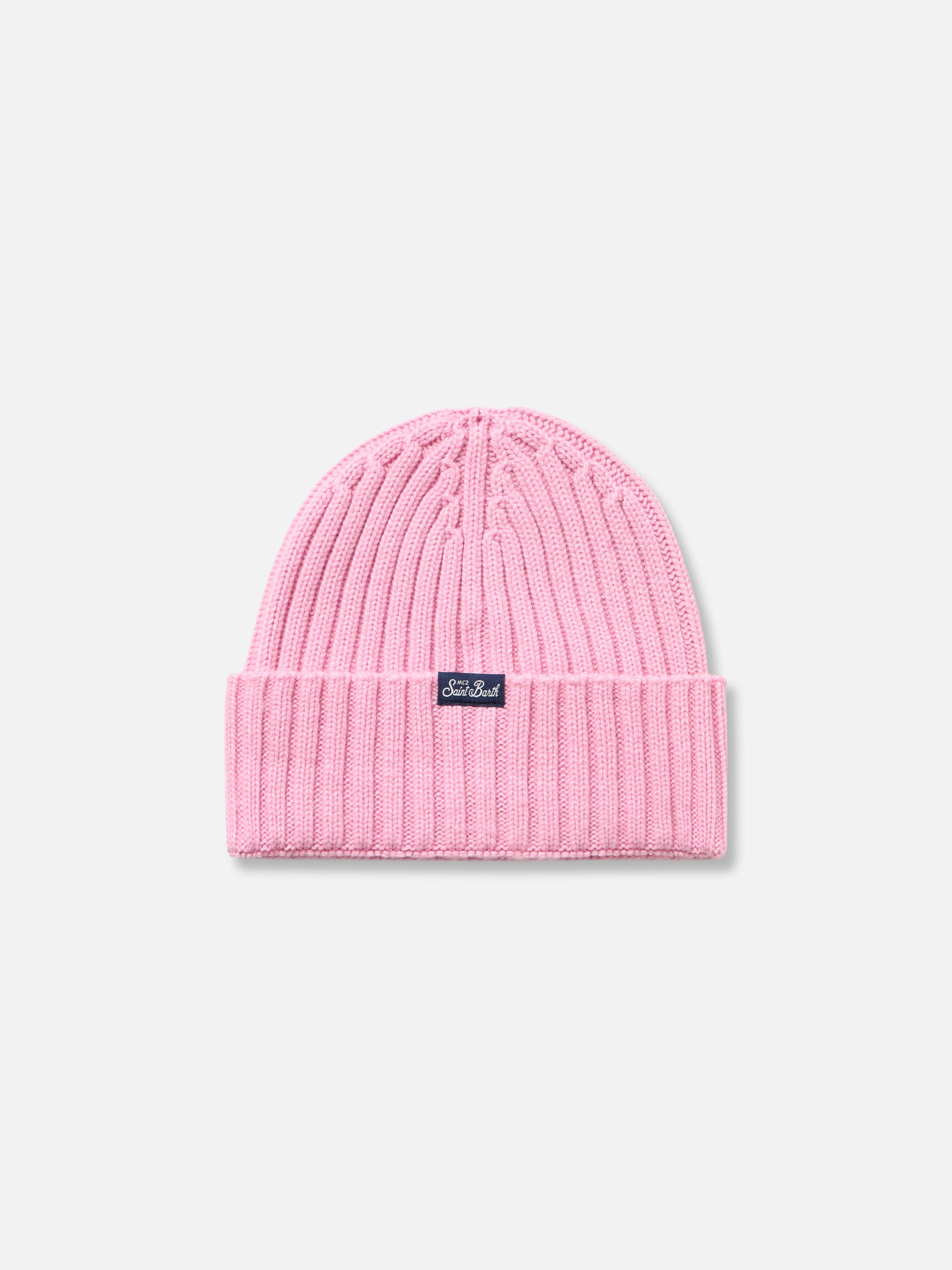 mc2-saint-barth-wengen-weng005-cappello-donna-rosa-a-coste-con-ricamo-queen image 3