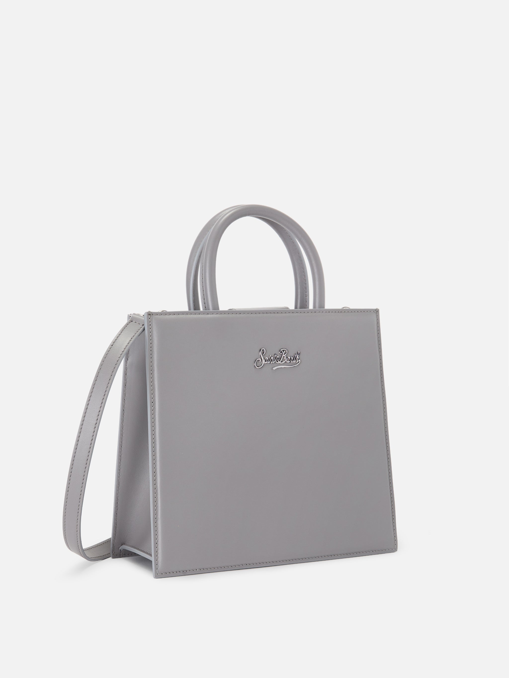 mc2-saint-barth-borsa-shop-bag-midi-in-pelle-grigia image 3