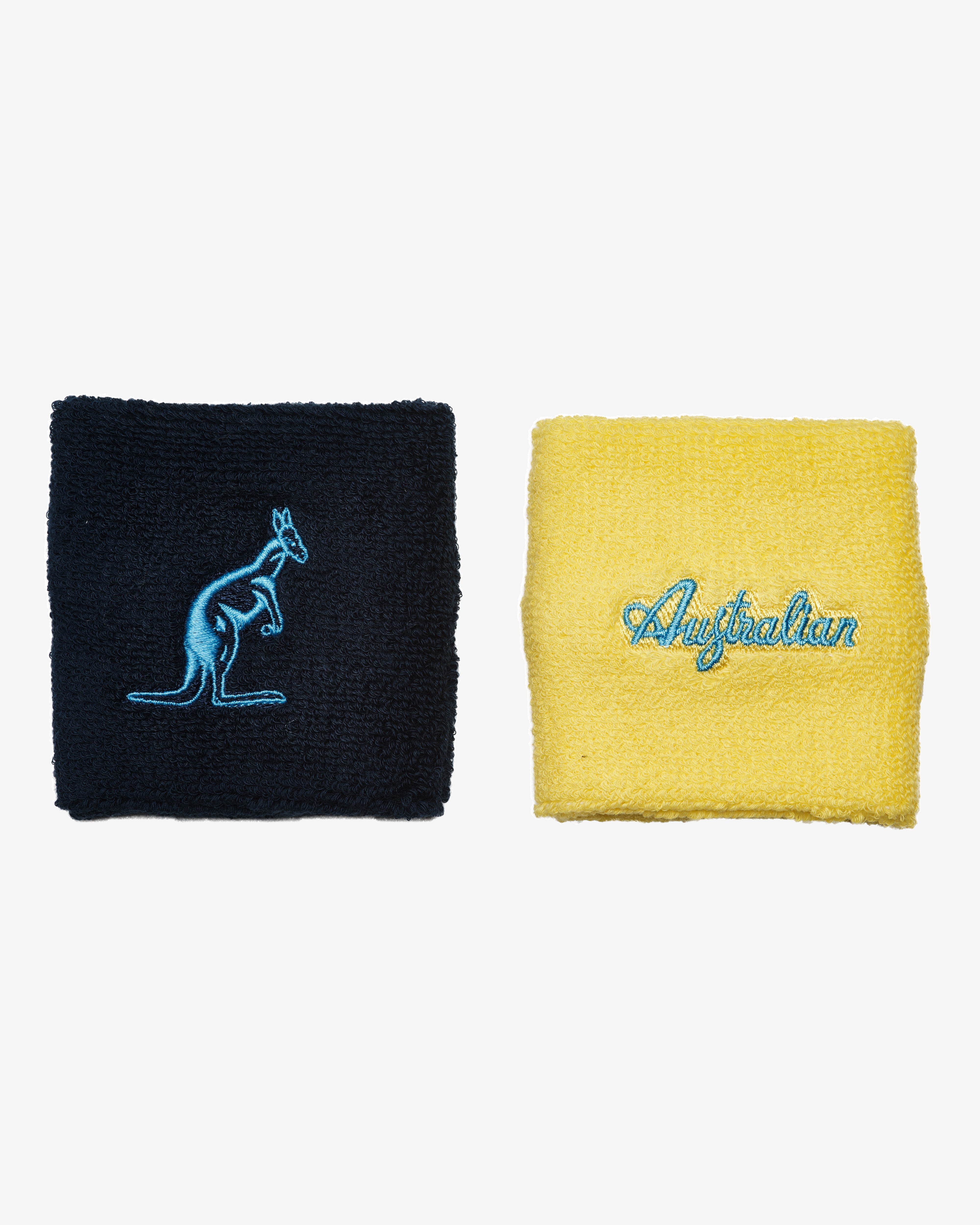 australian-double-cotton-wristband-polsino-spugna-doppio-blu-giallo-vivo image 1