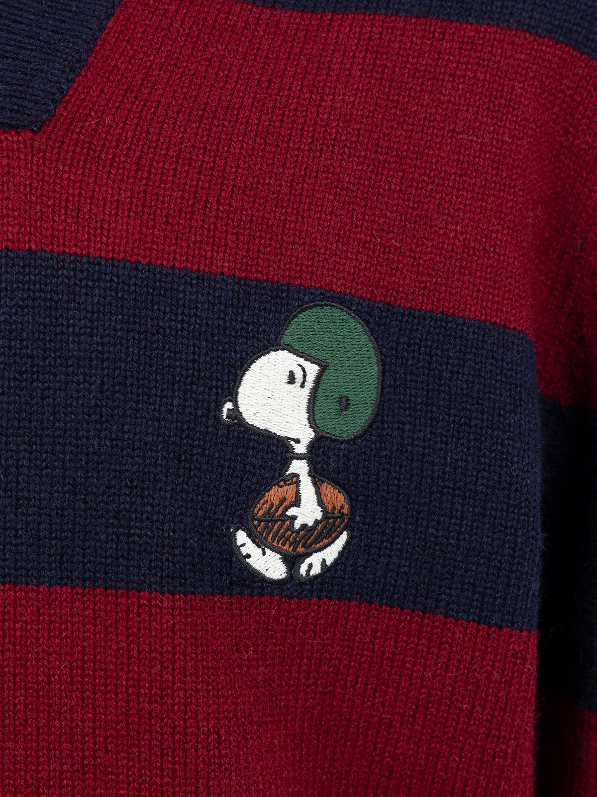 mc2-saint-barth-polo-bambino-covent-blu-rossa-snoopy-peanuts-special-edition image 2