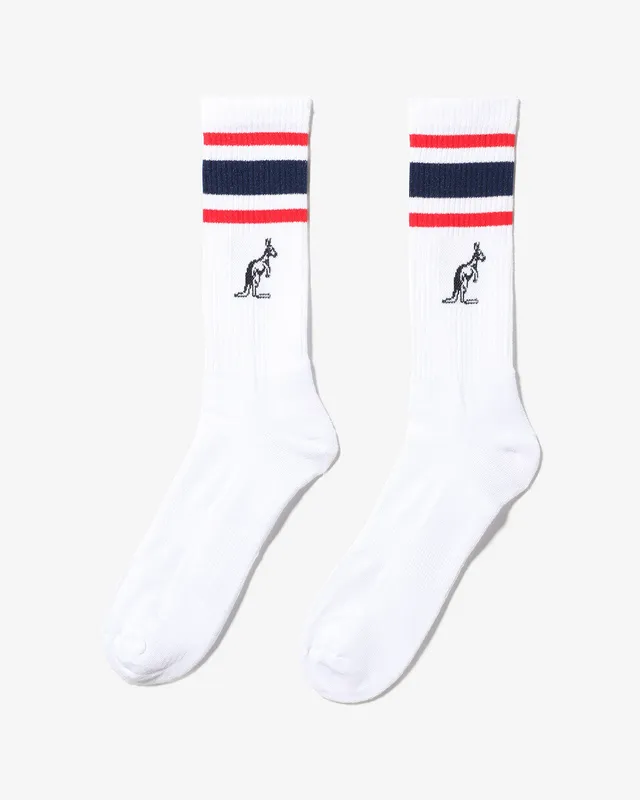 australian-stripes-socks-calza-tennis-cotone-con-logo image 1