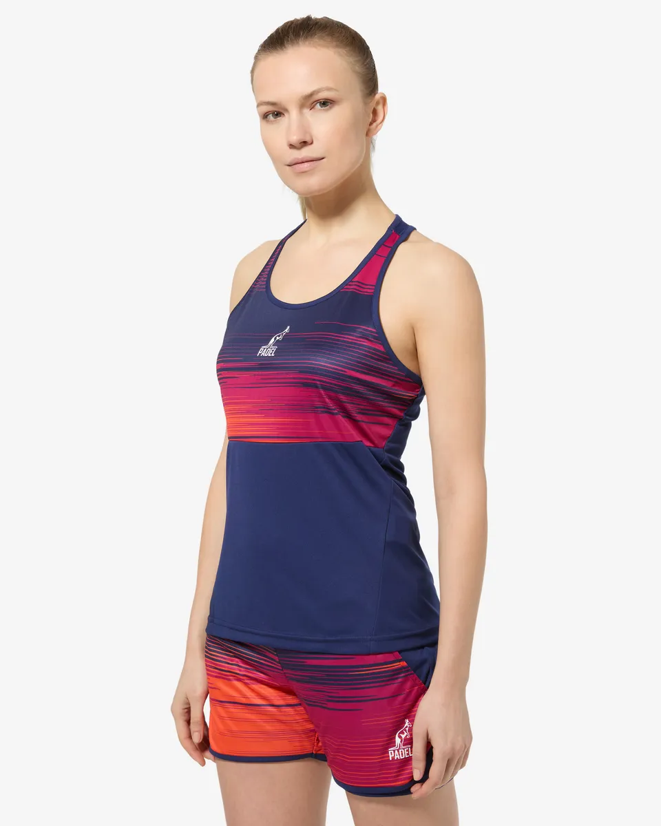 australian-gradient-lines-tank-top-canotta-padel-ace-blu-cosmo image 1