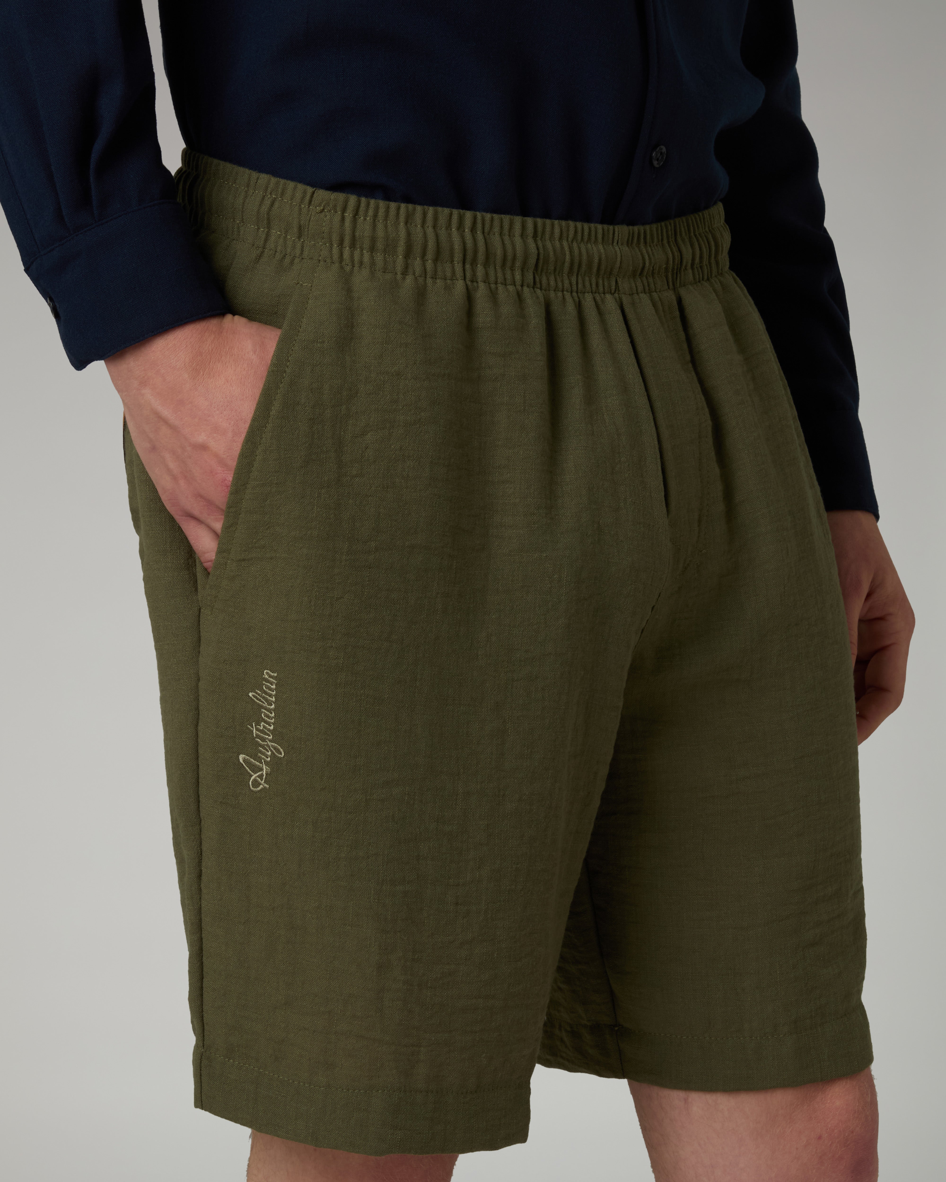 australian-doric-light-short-pantaloncino-canvas-con-coulisse image 4