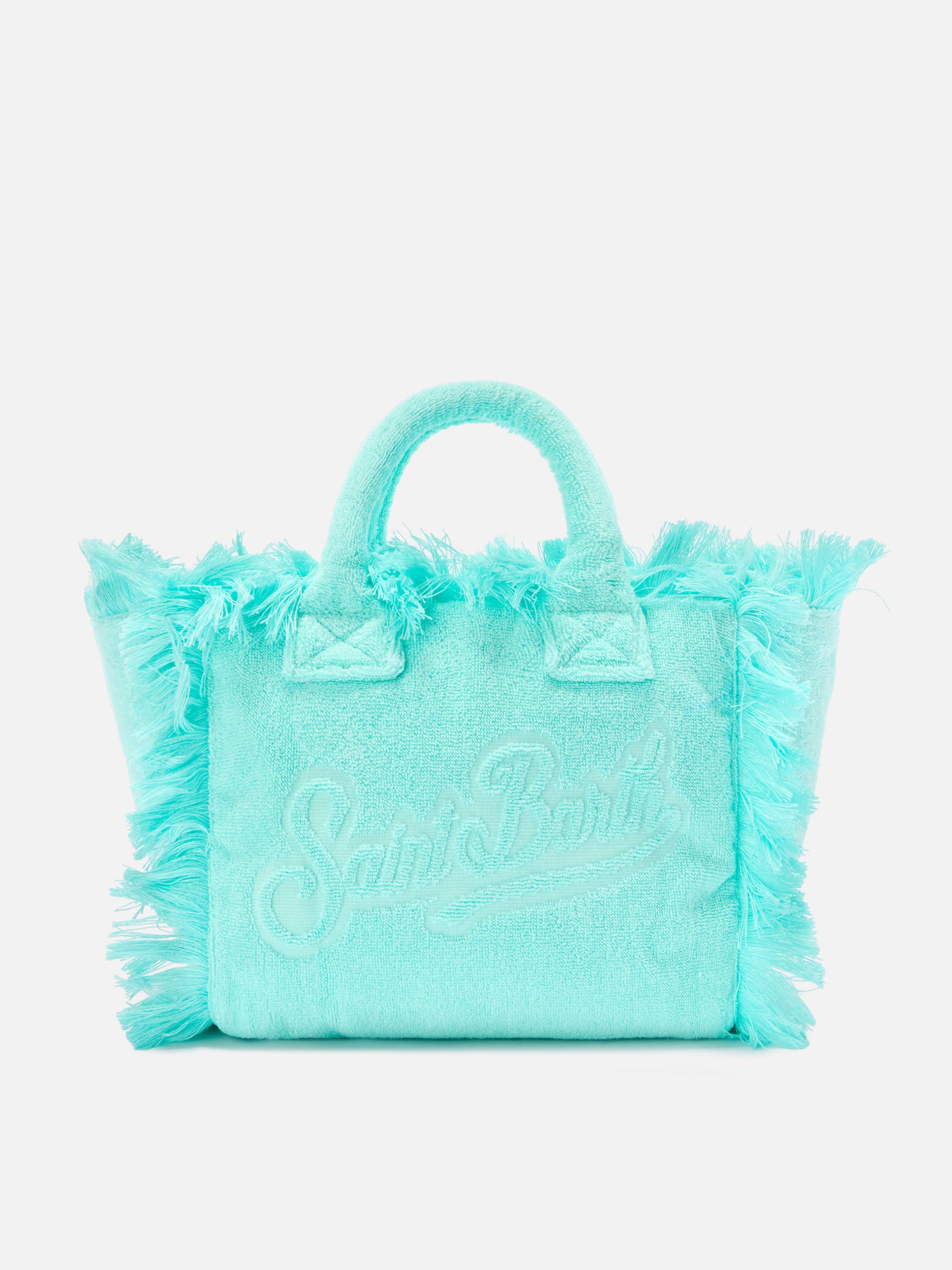 mc2-saint-barth-colette-borsa-spugna-verde-acqua-tinta-unita image 1