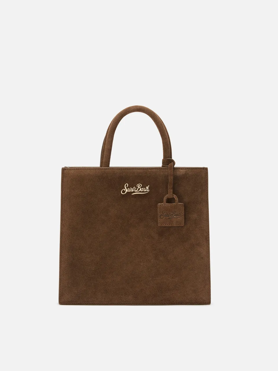 mc2-saint-barth-borsa-a-mano-shop-bag-midi-in-pelle-scamosciata-marrone image 1