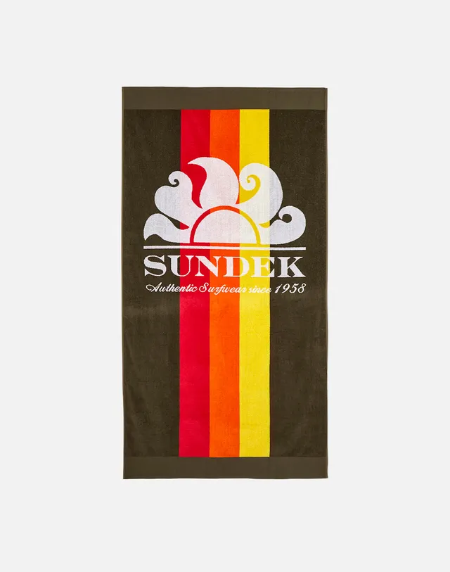 sundek-telo-mare-jacquard-100x180-cm-arcobaleno-maxi-logo image 1