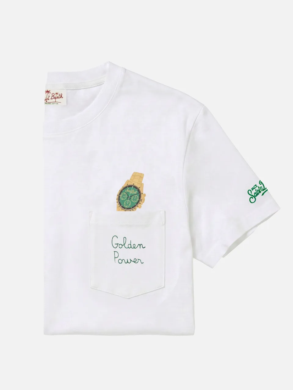 mc2-saint-barth-t-shirt-austin-uomo-bianca-cotone-golden-power image 1