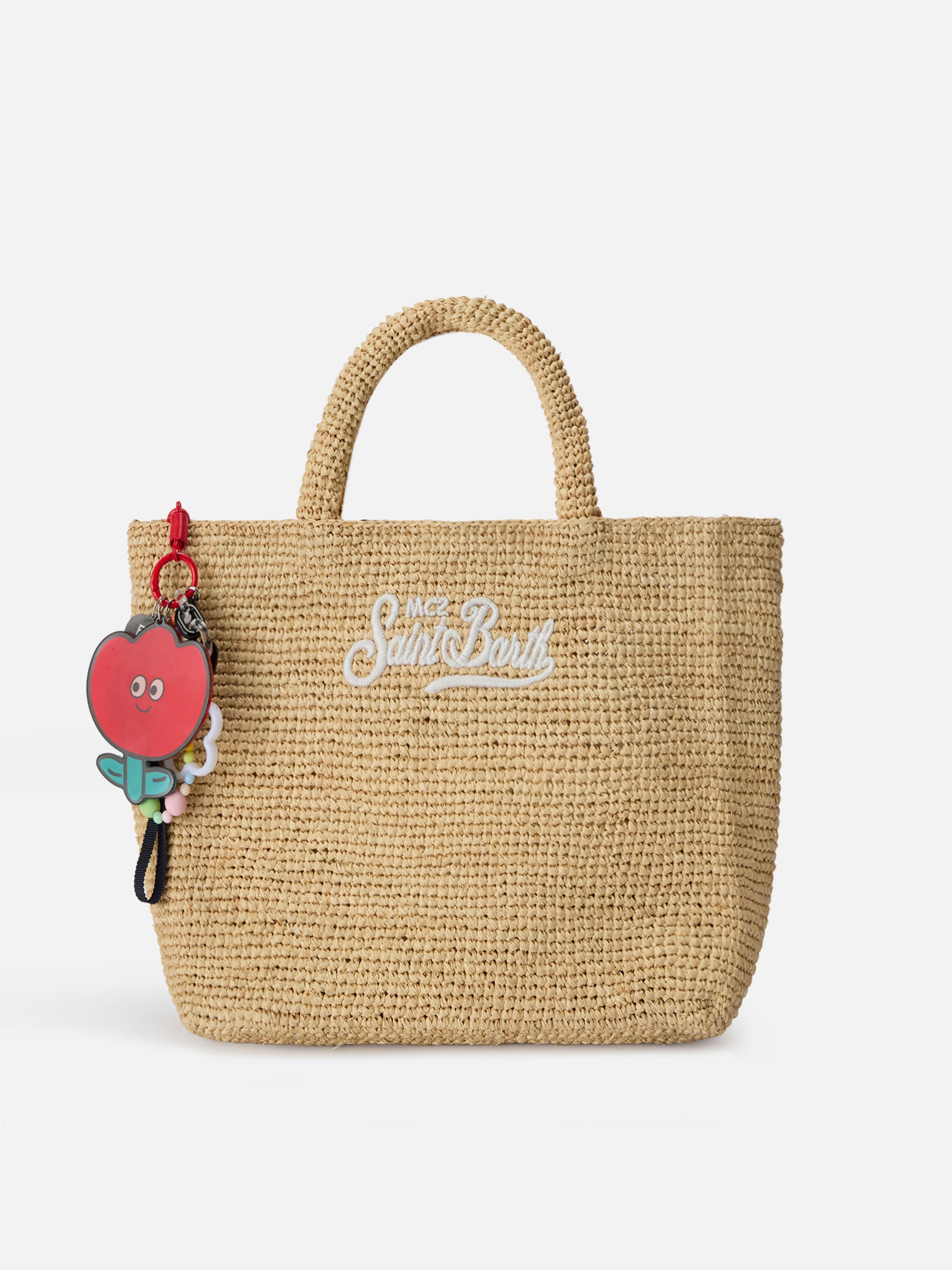 mc2-saint-barth-funny-charm-da-borsa-con-tulipano-rosso image 2