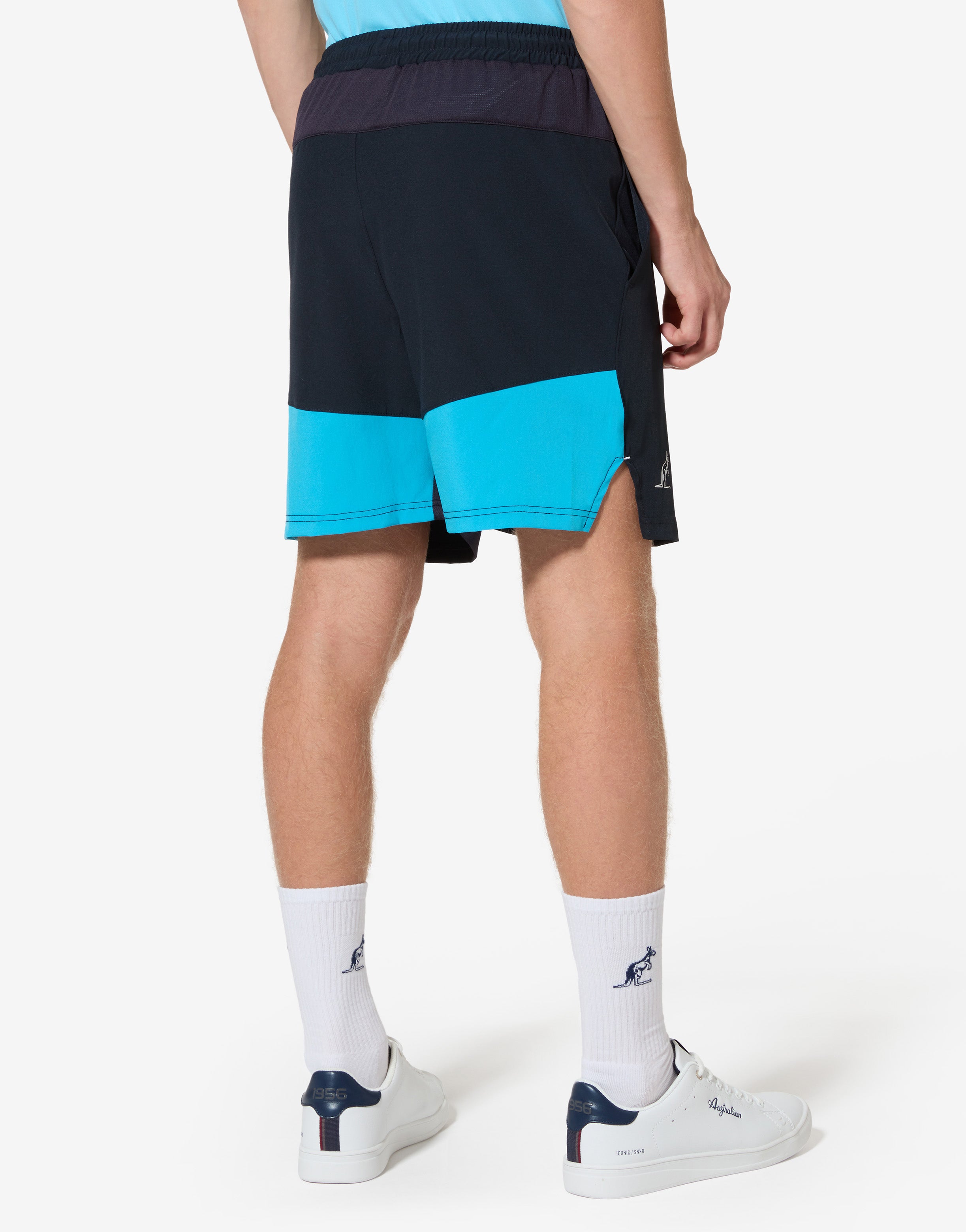 australian-tennis-color-block-short-blu-navy image 3