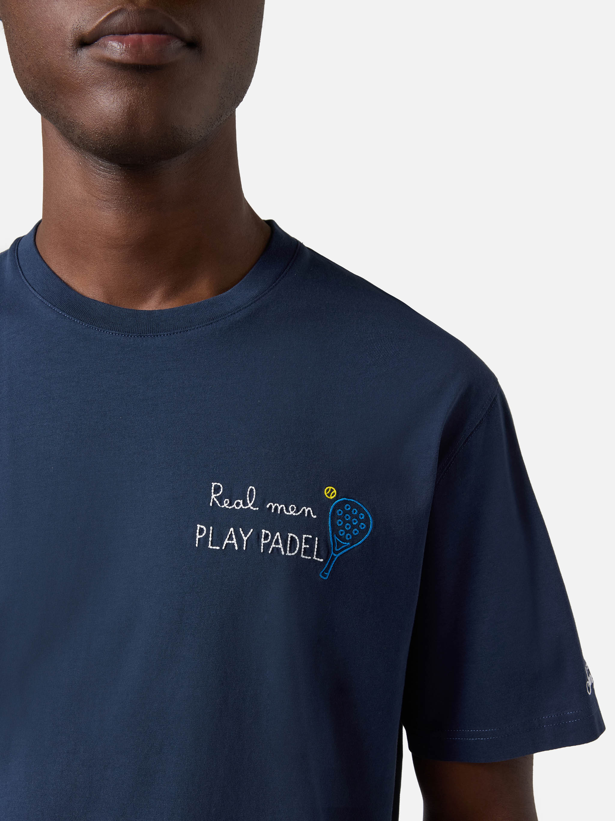 mc2-saint-barth-portofino-t-shirt-uomo-blu-real-men-play-padel image 2
