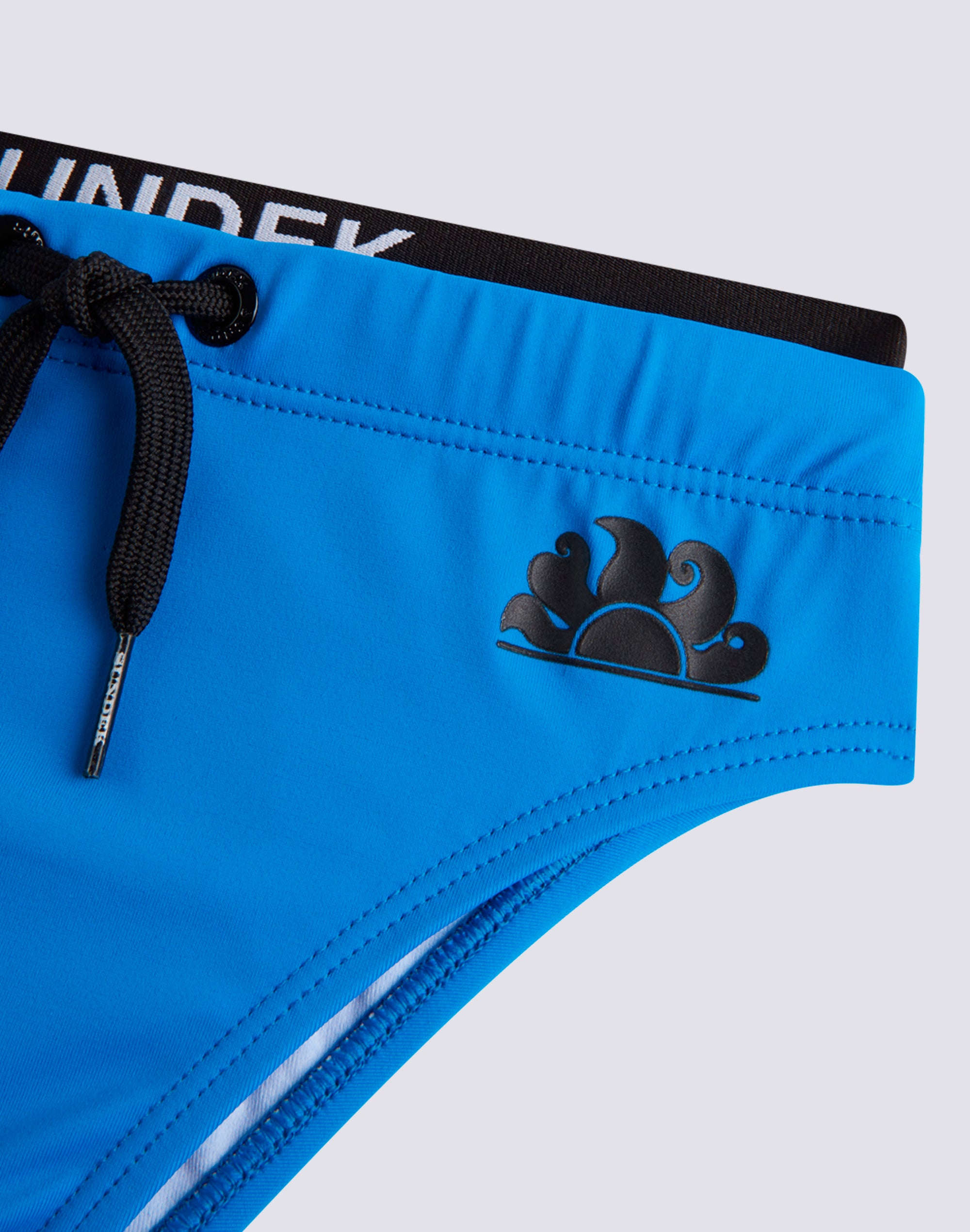 sundek-slip-mare-bambino-con-banda-elastica-logo-in-nylon-econyl image 3