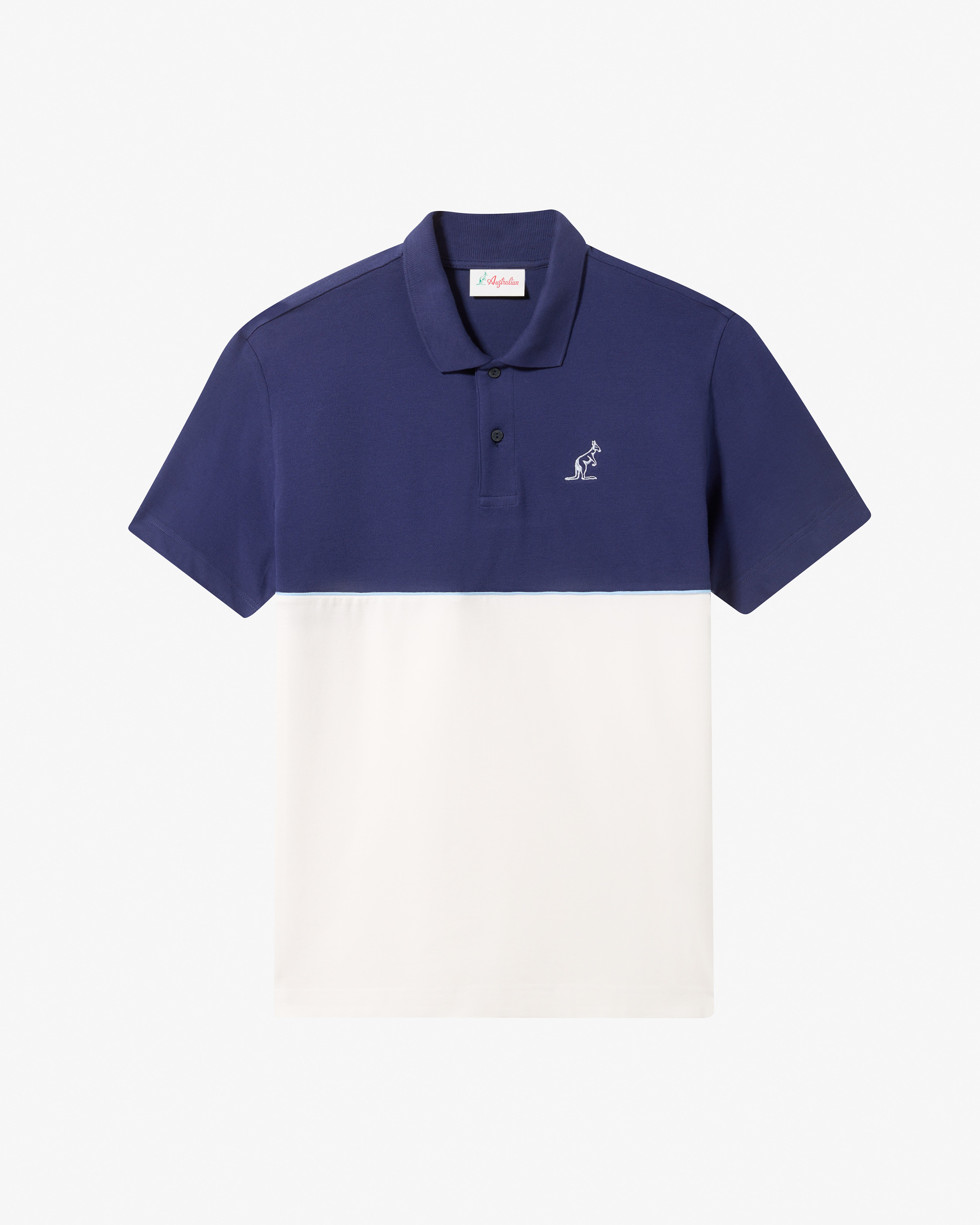 australian-vinyl-polo-shirt-blu-cosmo-polo-piquet-elasticizzato image 5