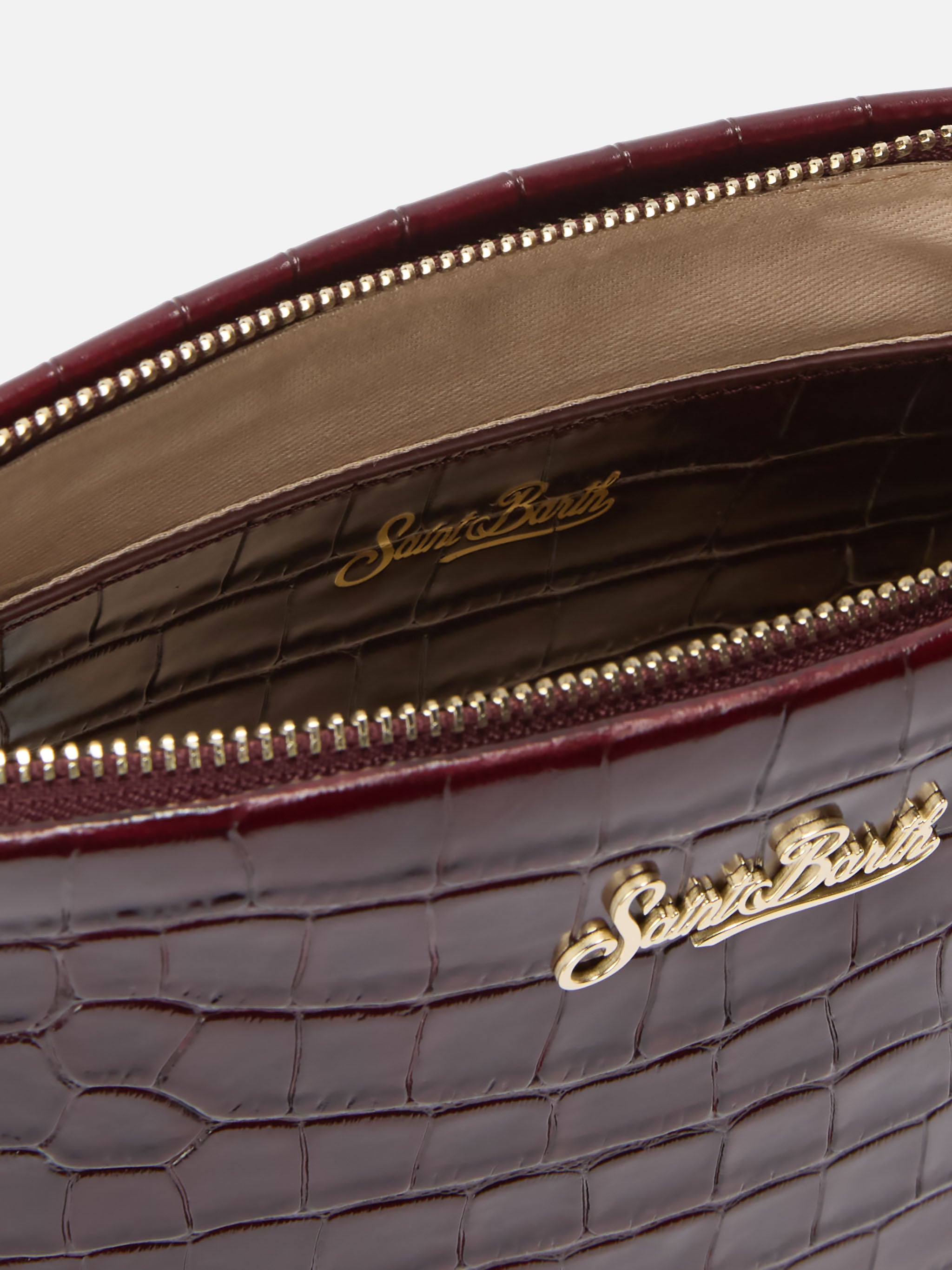 mc2-saint-barth-borsa-a-spalla-aline-bag-in-pelle-stampa-cocco-bordeaux image 5