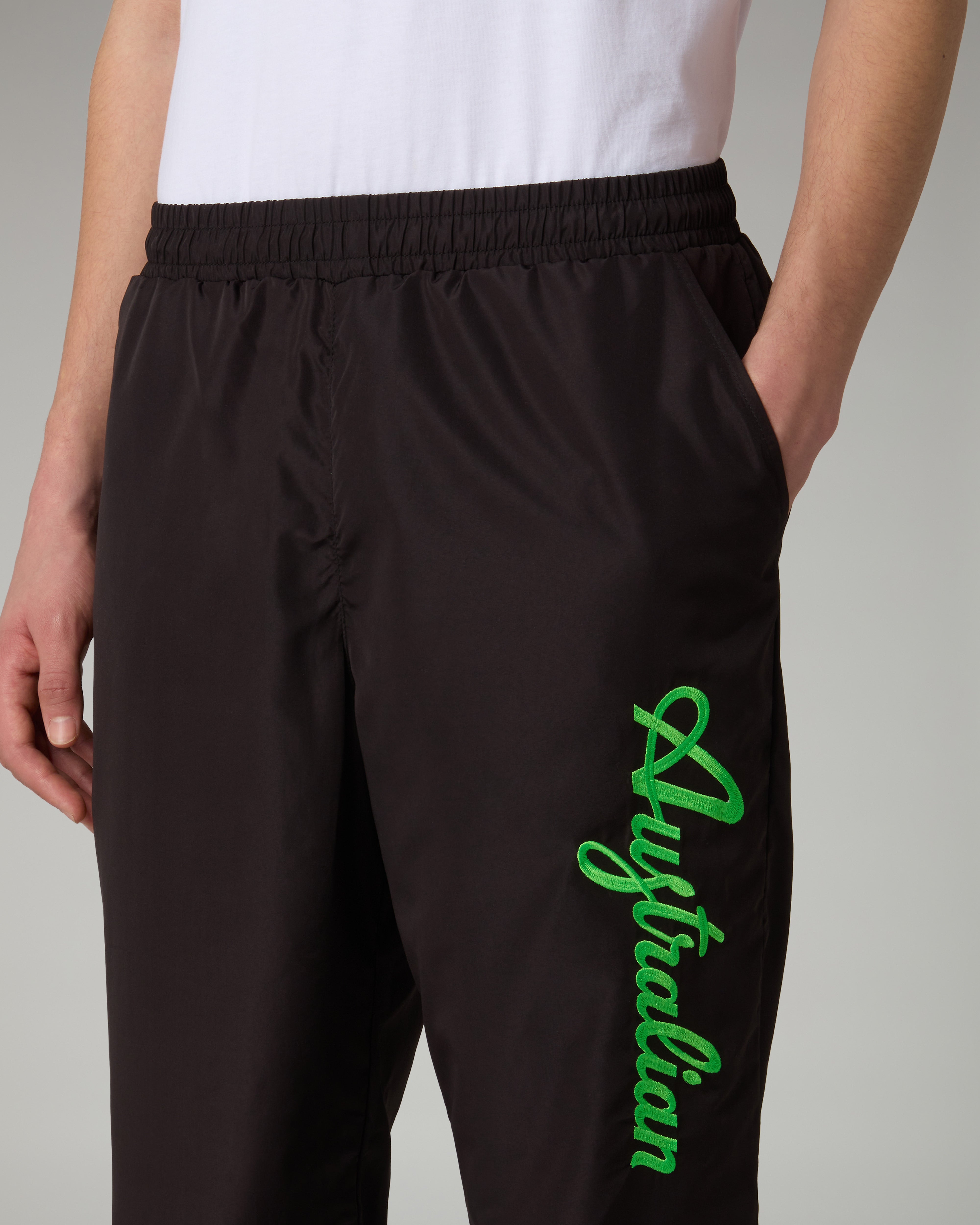 australian-logo-smash-track-pant-pantaloni-tuta-nero image 4