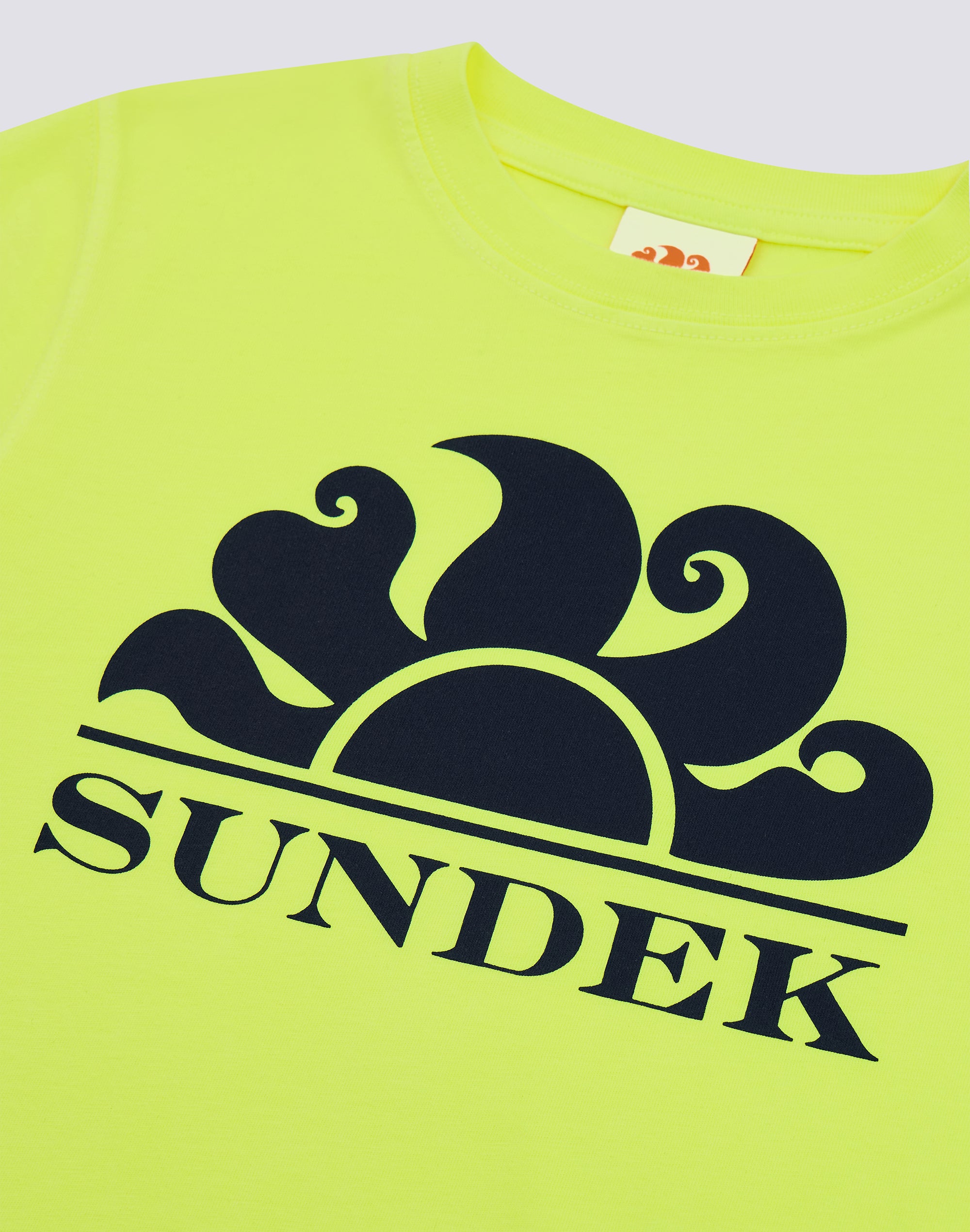 sundek-t-shirt-bambino-manica-corta-in-cotone-sovratinto image 3