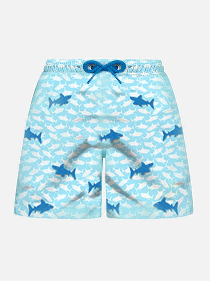 mc2-saint-barth-costume-bambino-jean-azzurro-con-squali-ricamati image 1