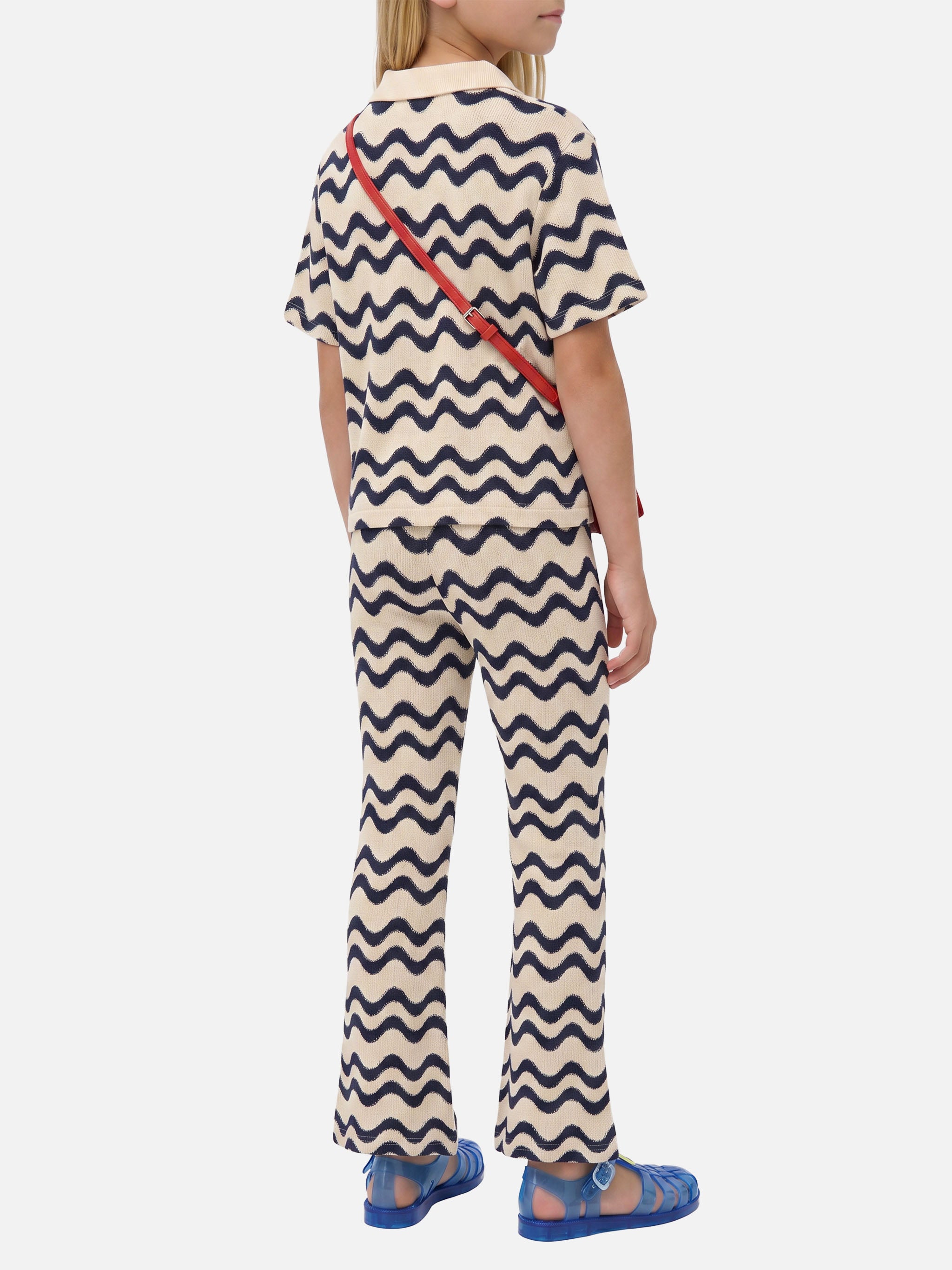 mc2-saint-barth-polo-lala-jr-in-maglia-misto-cotone-fantasia-onde-blu-e-avorio image 7