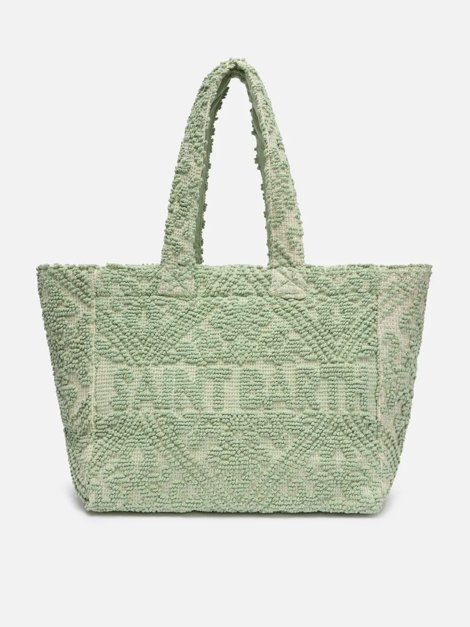 mc2-saint-barth-tufb0001-vanity-tufting-tote-bag-cotone-verde-salvia image 1