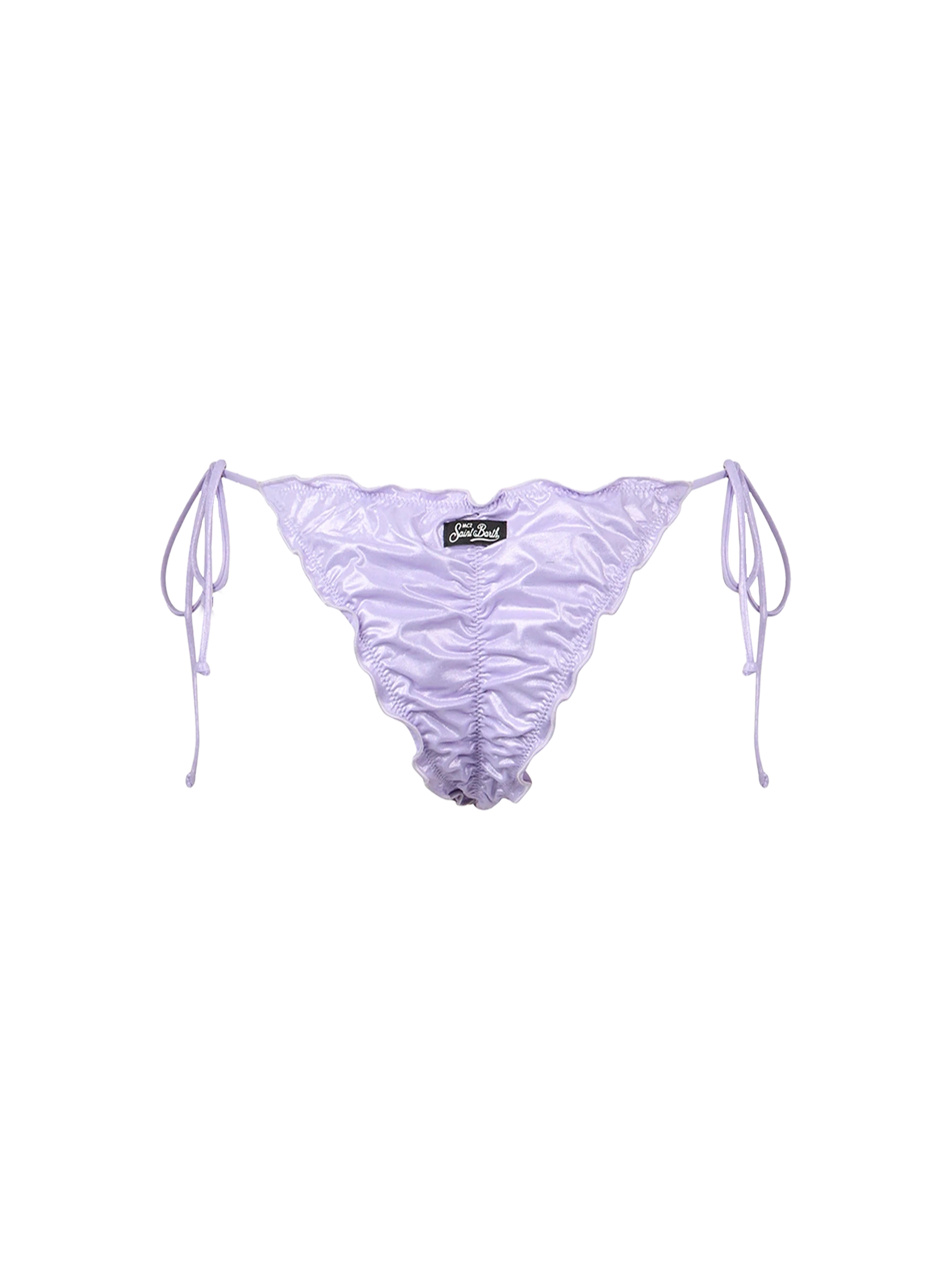 mc2-saint-barth-slip-miami-cheeky-laminato-lilla-donna image 2