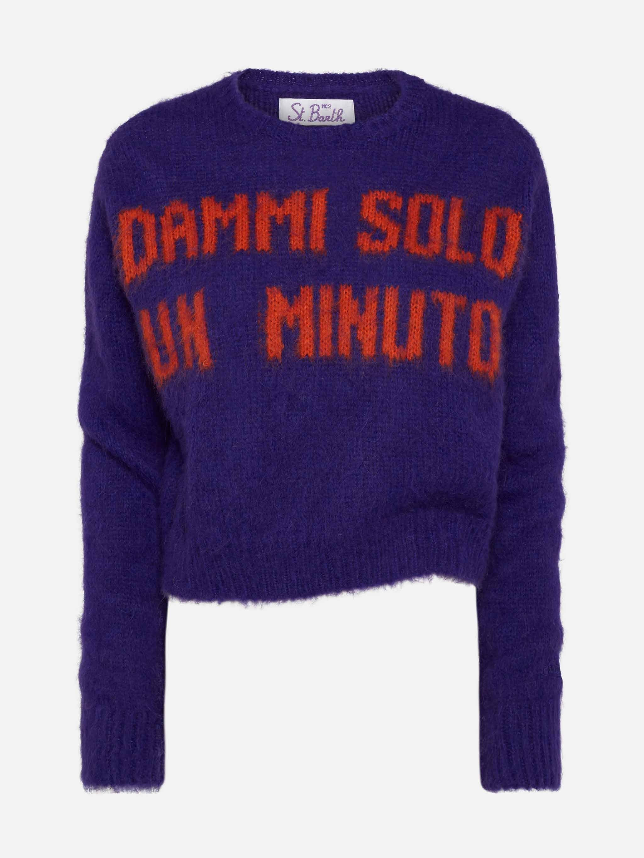 mc2-saint-barth-new-queen-maglione-crop-donna-in-maglia-viola-con-ricamo-dammi-s image 4