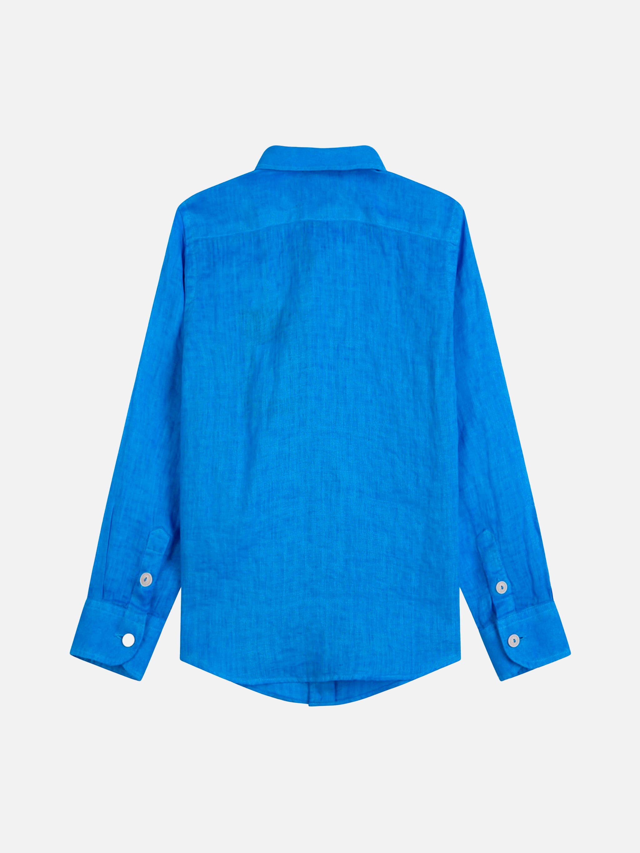 mc2-saint-barth-camicia-bambino-in-lino-bluette image 2
