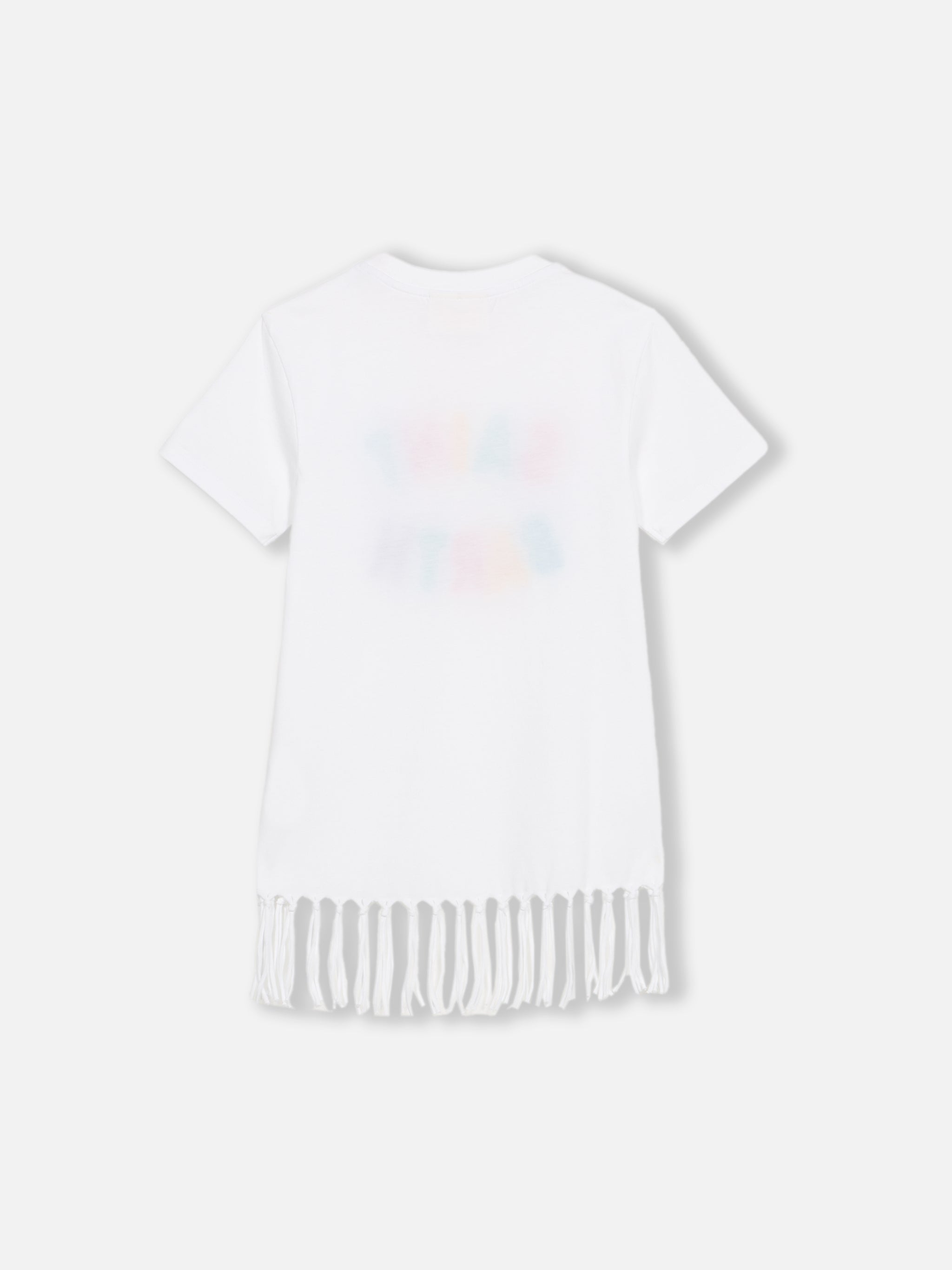 mc2-saint-barth-abito-abbey-bambina-bianco-in-jersey-cotone-con-frange image 2