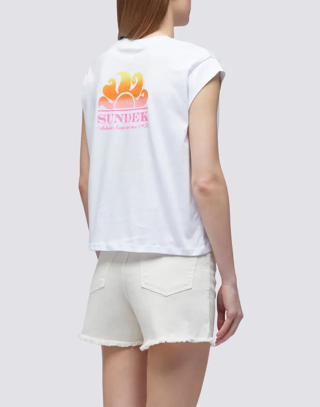 sundek-t-shirt-con-stampa-degrad-vestibilit-boxy image 1