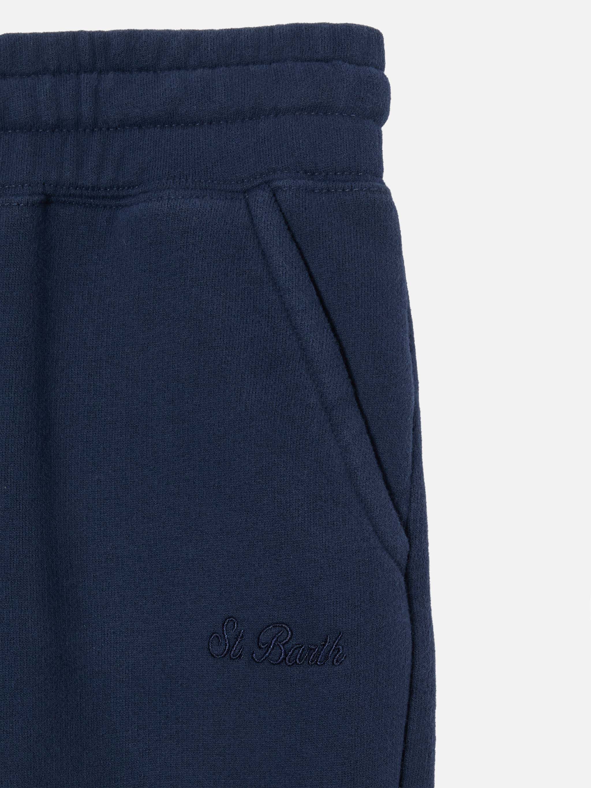 mc2-saint-barth-bolt-jr-pantaloni-jogger-bambino-in-cotone-blu image 3