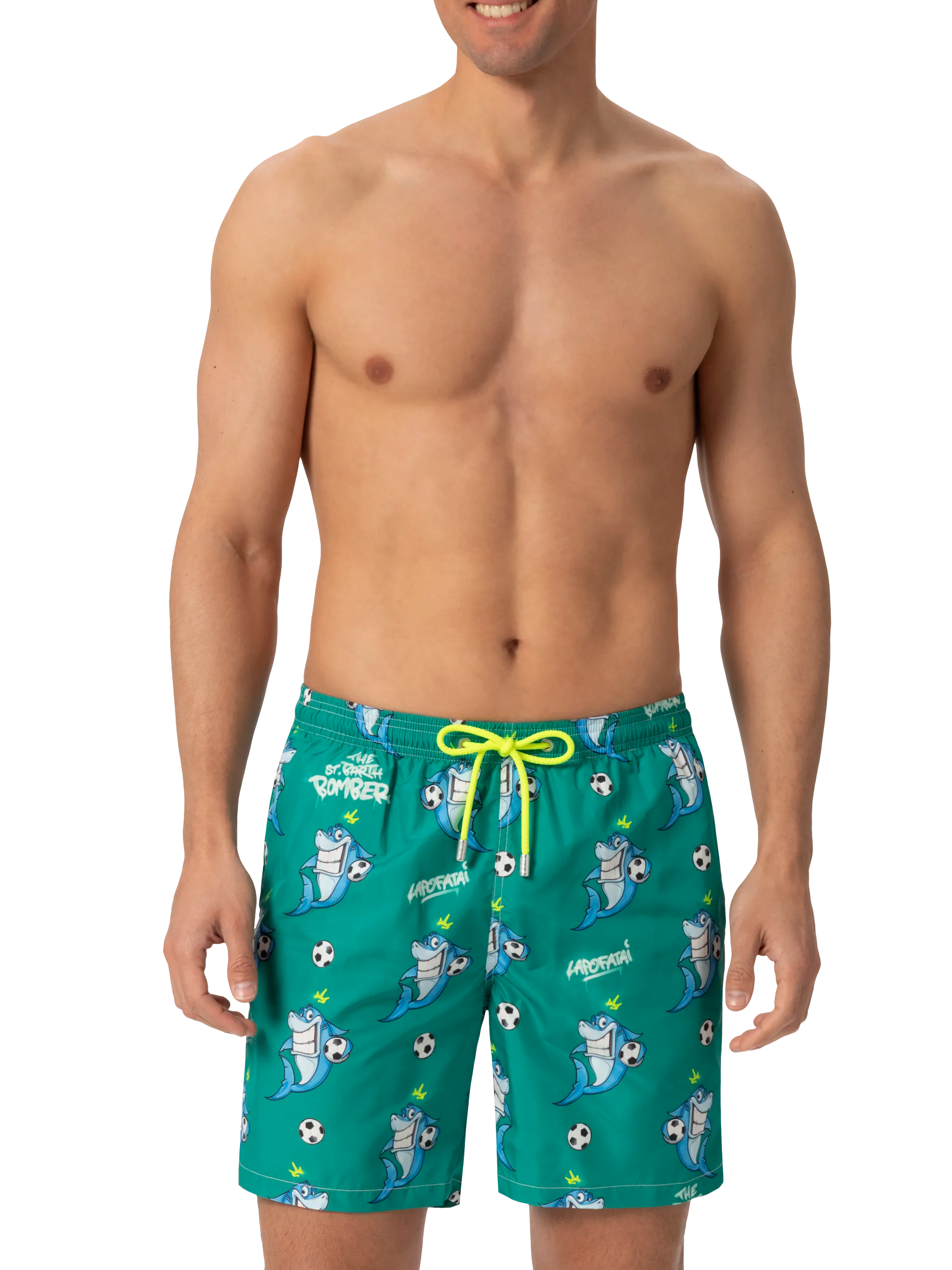 mc2-saint-barth-costume-mare-lighting-uomo-stampa-squali-verde-cryptopuppets-spe image 3