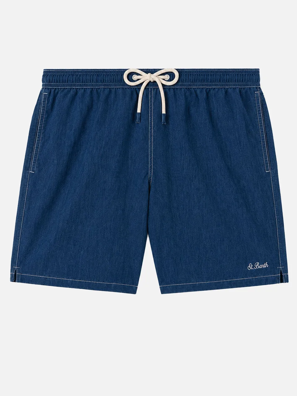 costume-da-bagno-mc2-saint-barth-gustavia-in-lino-blu-denim-tinta-unita image 1