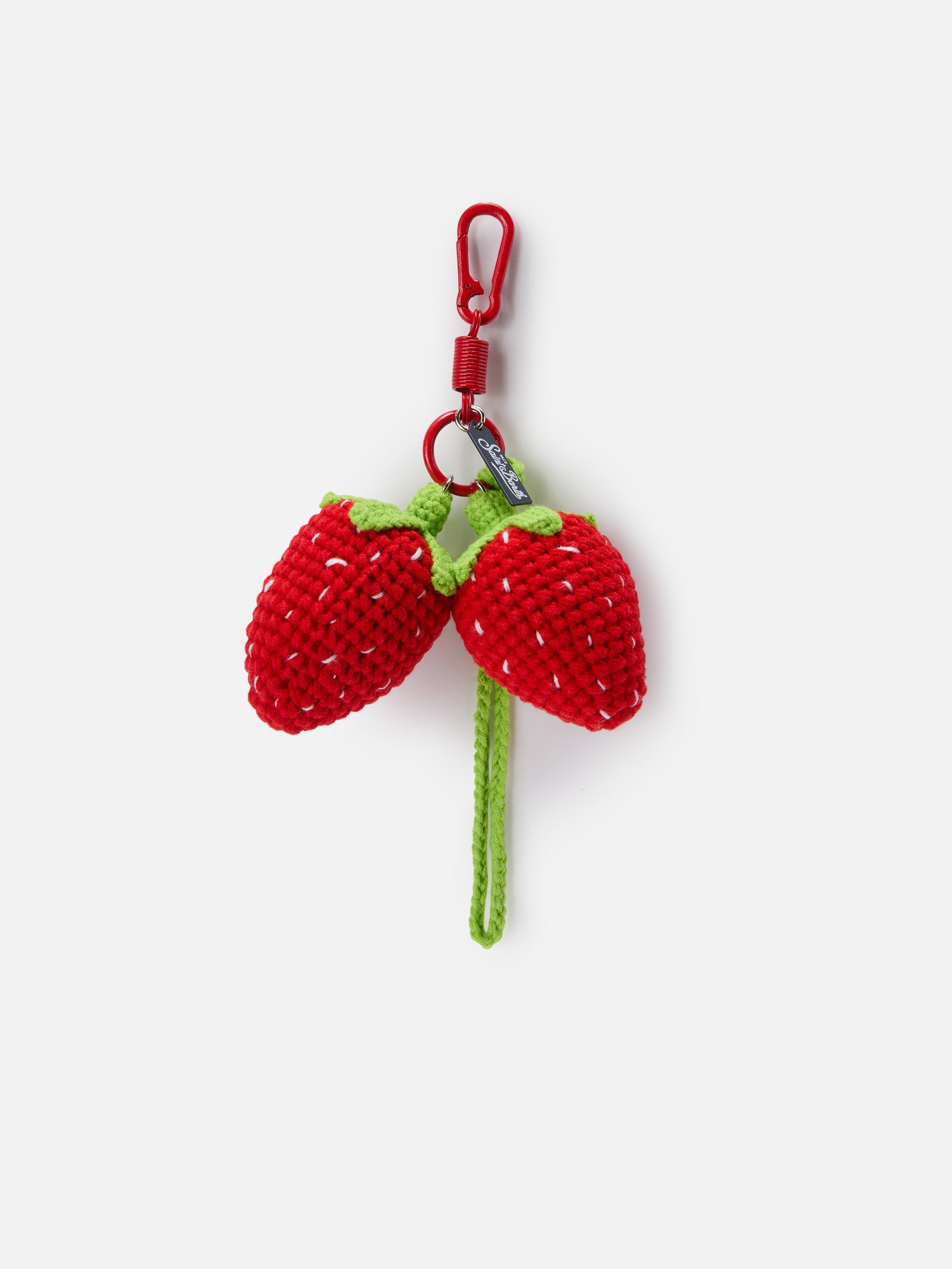 portachiavi-crochet-mc2-saint-barth-a-forma-di-fragole-con-moschettone image 1