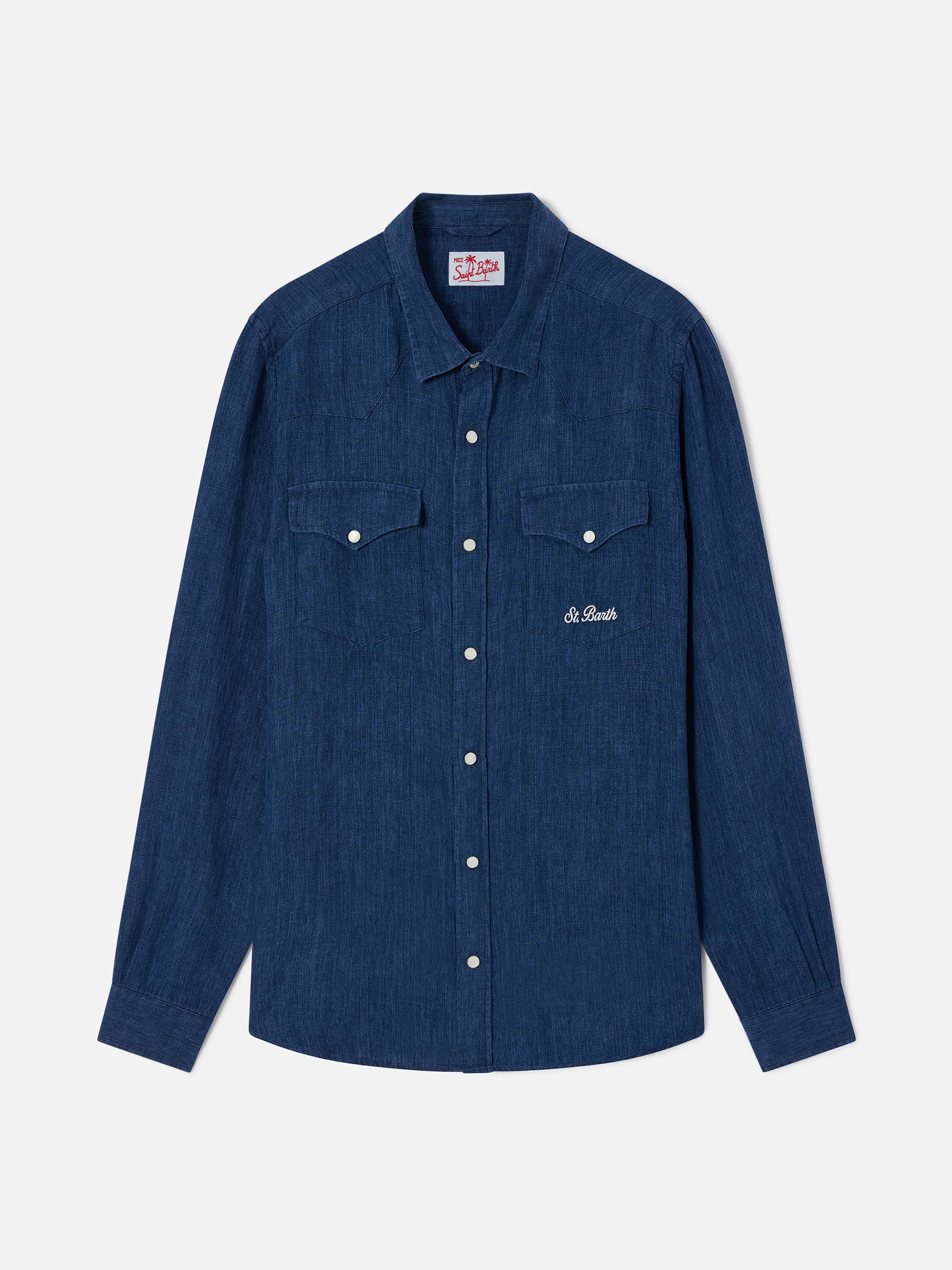 mc2-saint-barth-greg-camicia-uomo-in-lino-effetto-denim-blu image 4