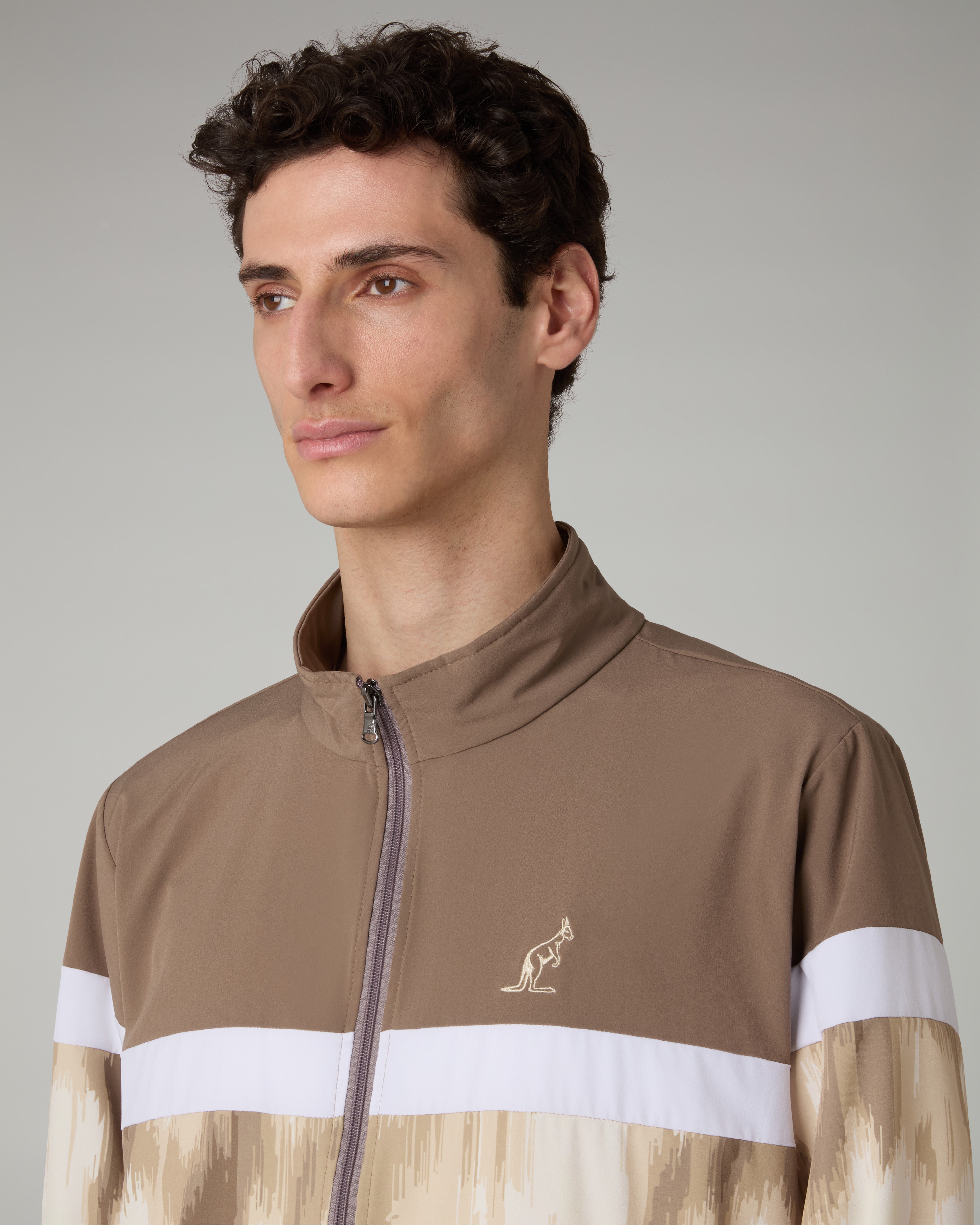 australian-doric-tuta-stampa-all-over-full-zip-sabbia image 4