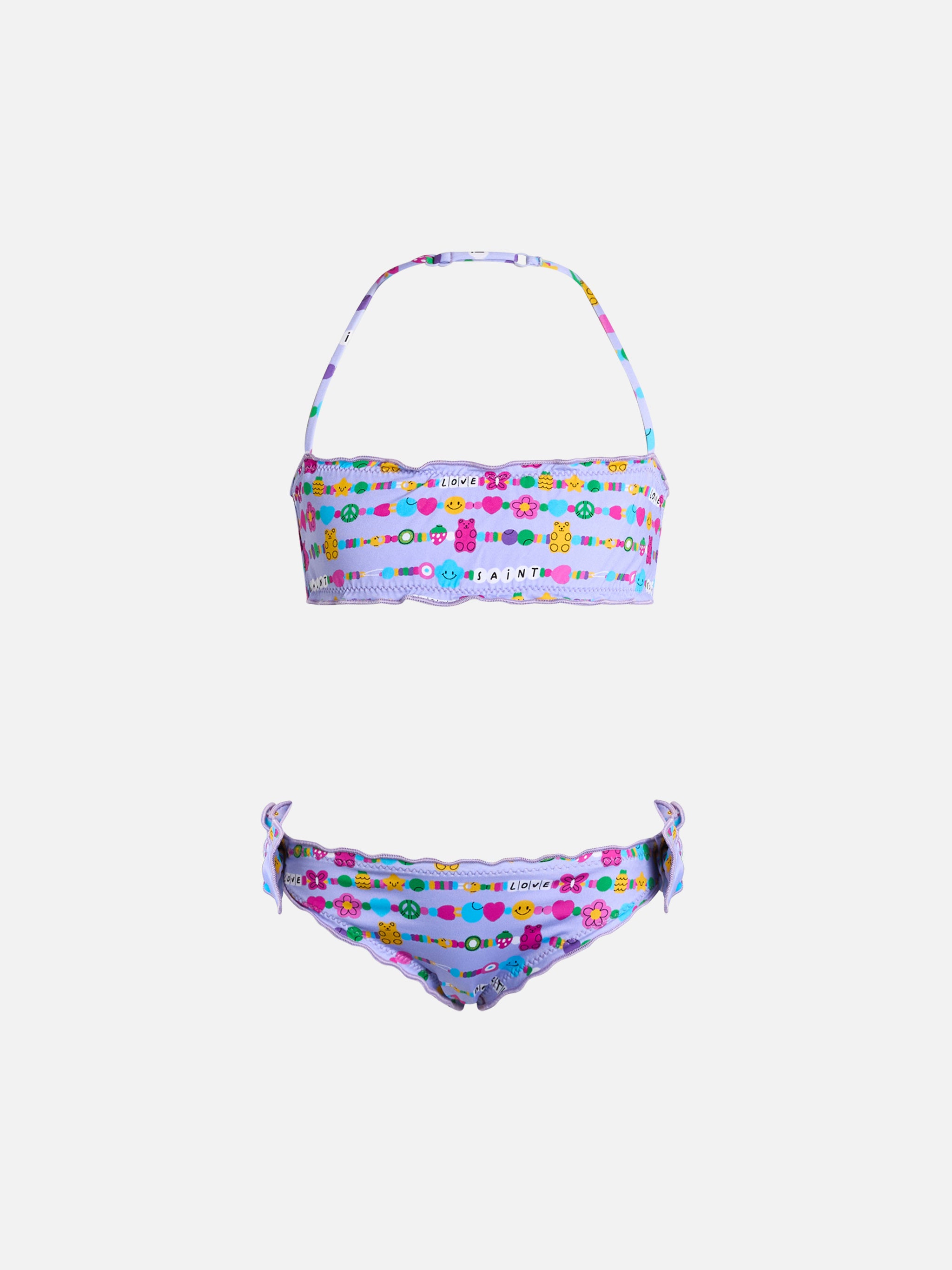 bikini-bambina-mc2-saint-barth-emy-a-fascia-con-stampa-bracciali image 1