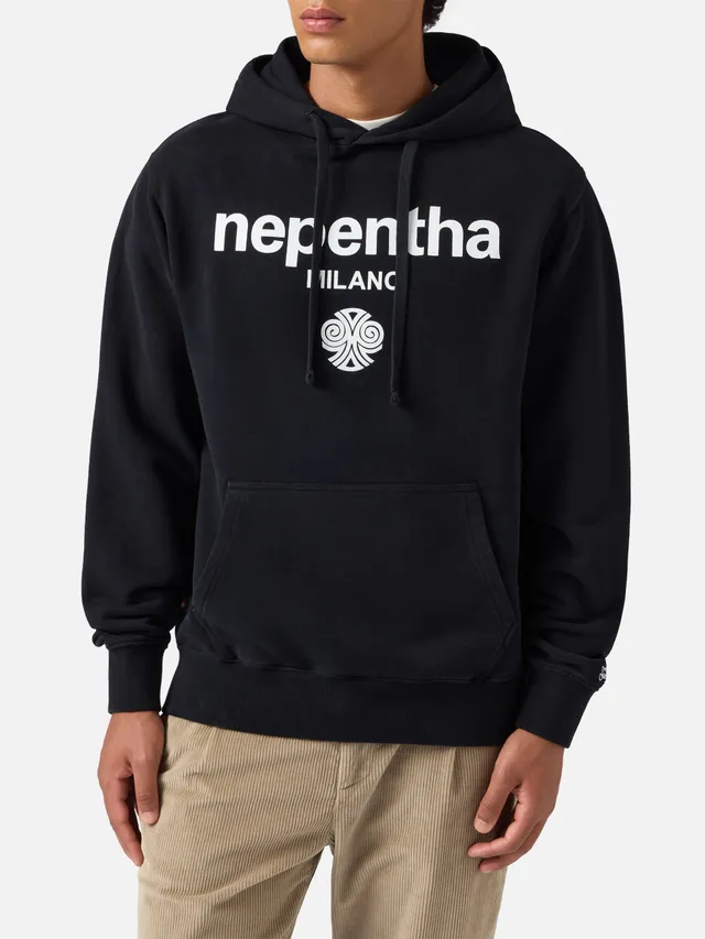 mc2-saint-barth-tribeca-felpa-cappuccio-cotone-nera-nepentha-special-edition-uom image 1