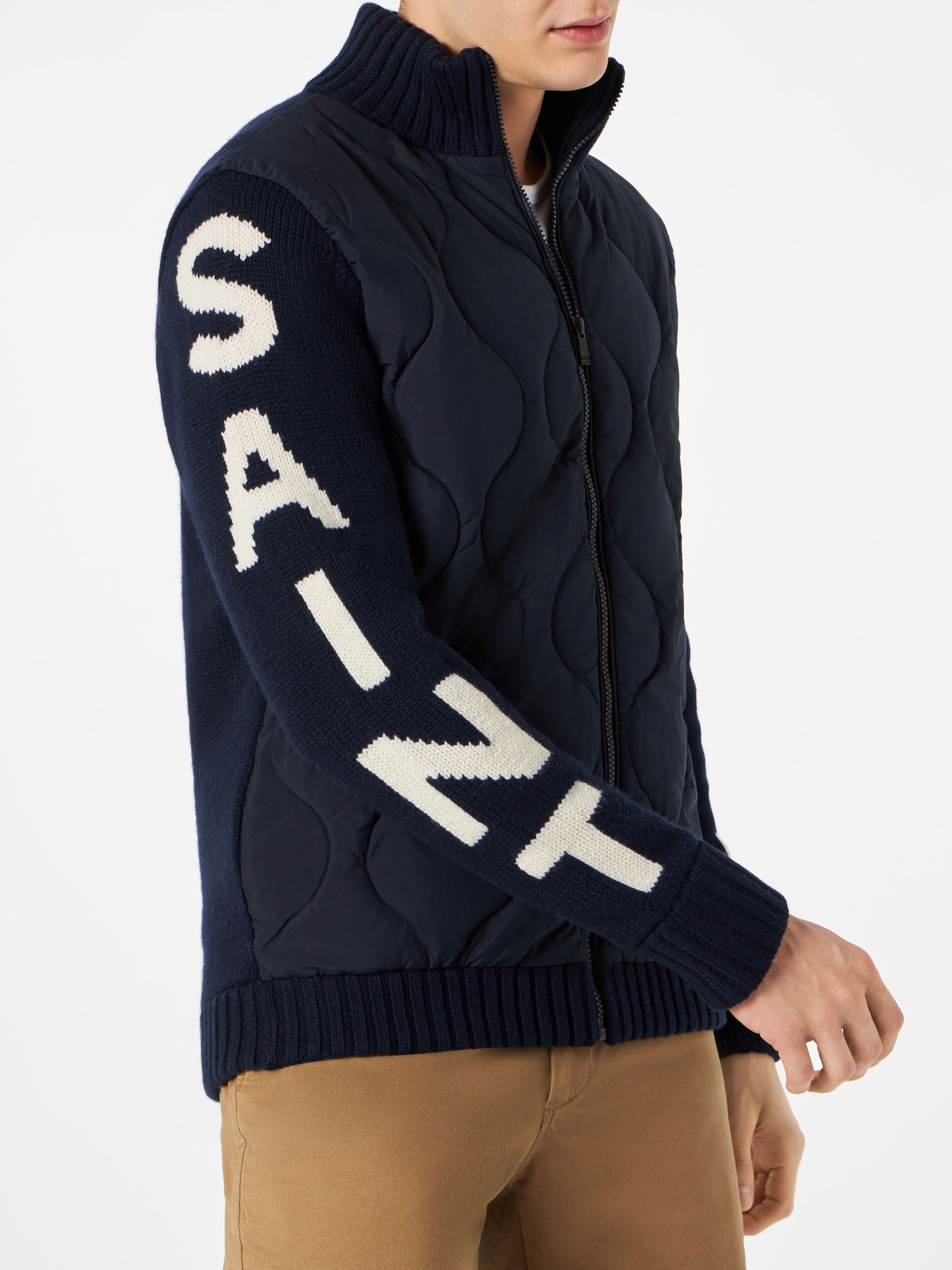 mc2-saint-barth-giacca-whistler-blu-uomo-in-maglia-e-trapuntato image 2