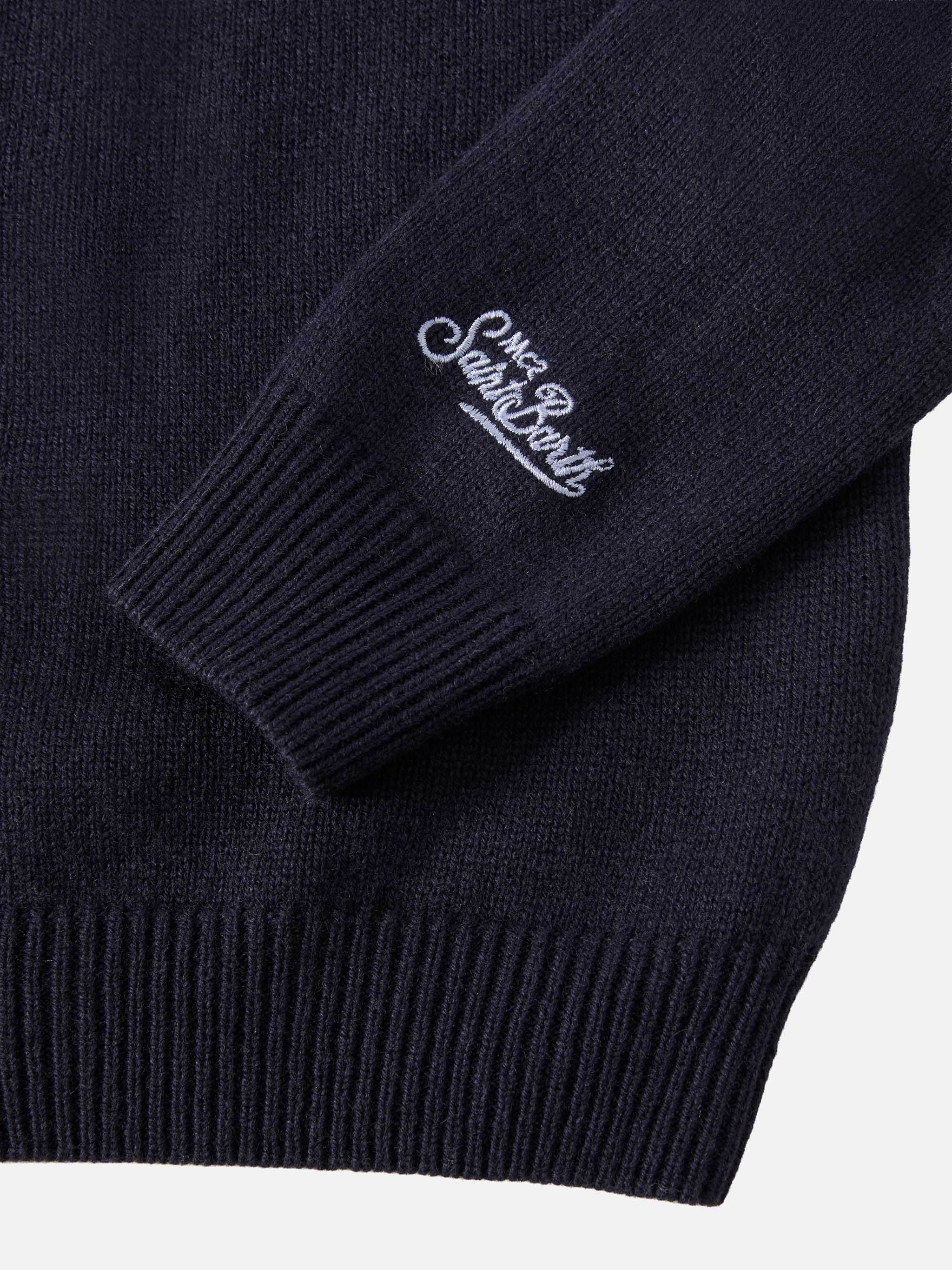 mc2-saint-barth-douglas-girocollo-bambino-blu-cashmere-sciupa-femmine image 3