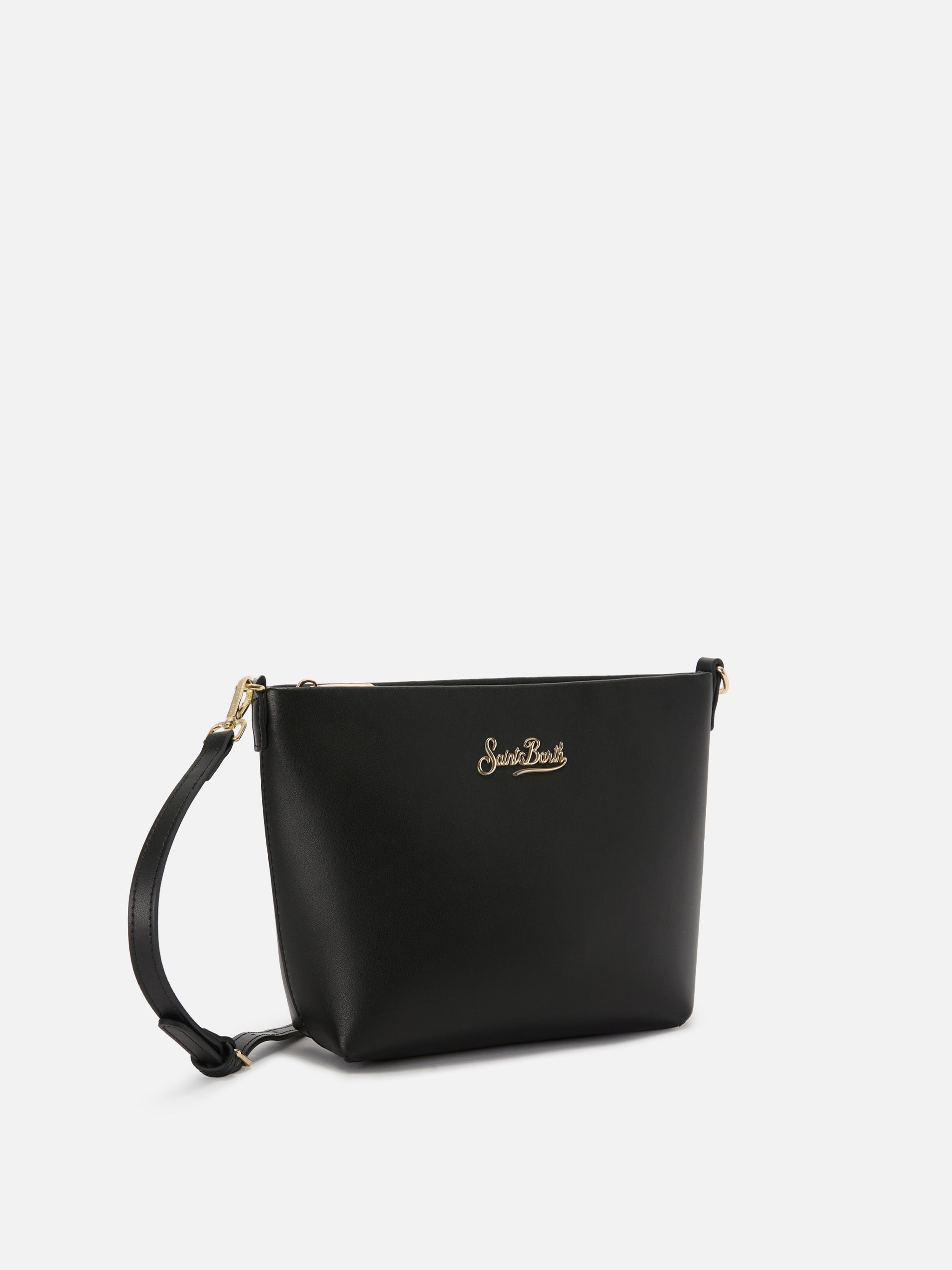 mc2-saint-barth-aline-borsa-spalla-donna-pelle-liscia-nera-logo image 2