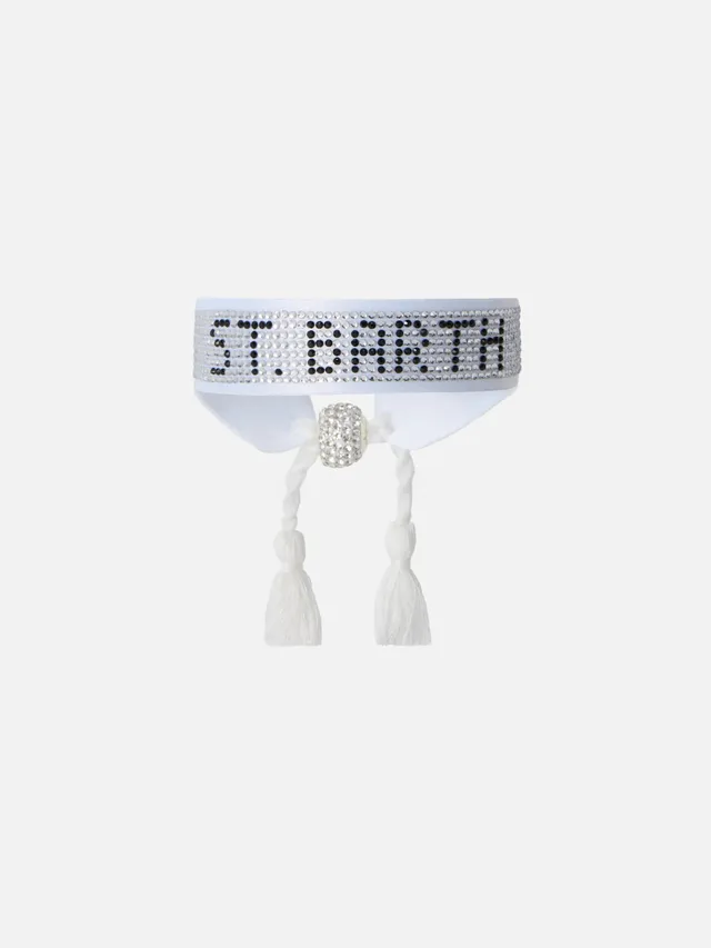 bracciale-mc2-saint-barth-in-tessuto-con-lettering-st-barth-in-perline-bianche image 1