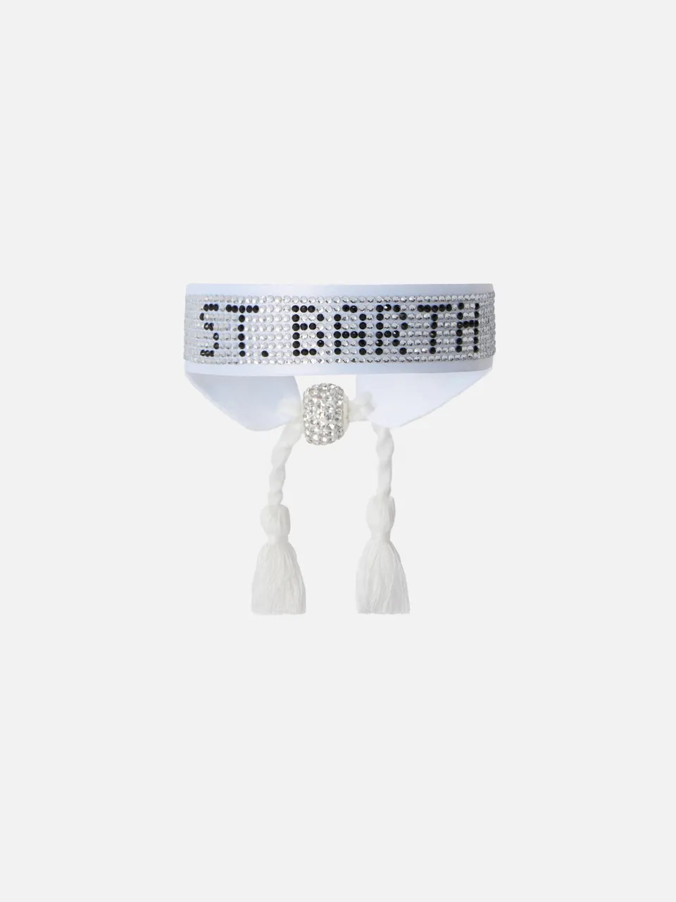 bracciale-mc2-saint-barth-in-tessuto-con-lettering-st-barth-in-perline-bianche image 1