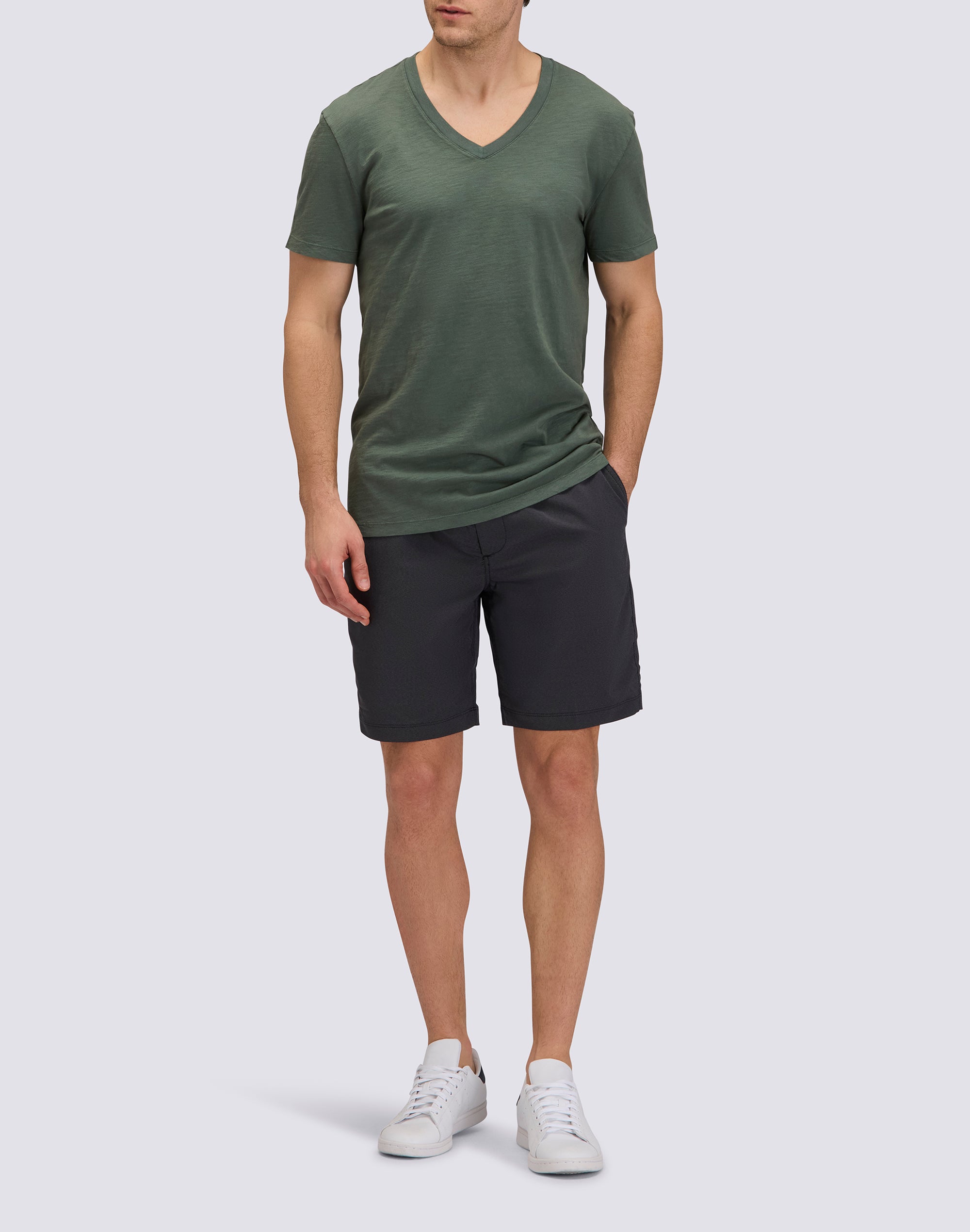 sundek-m630tejy1tc-t-shirt-uomo-tinto-capo-scollo-a-v-mezza-manica image 3