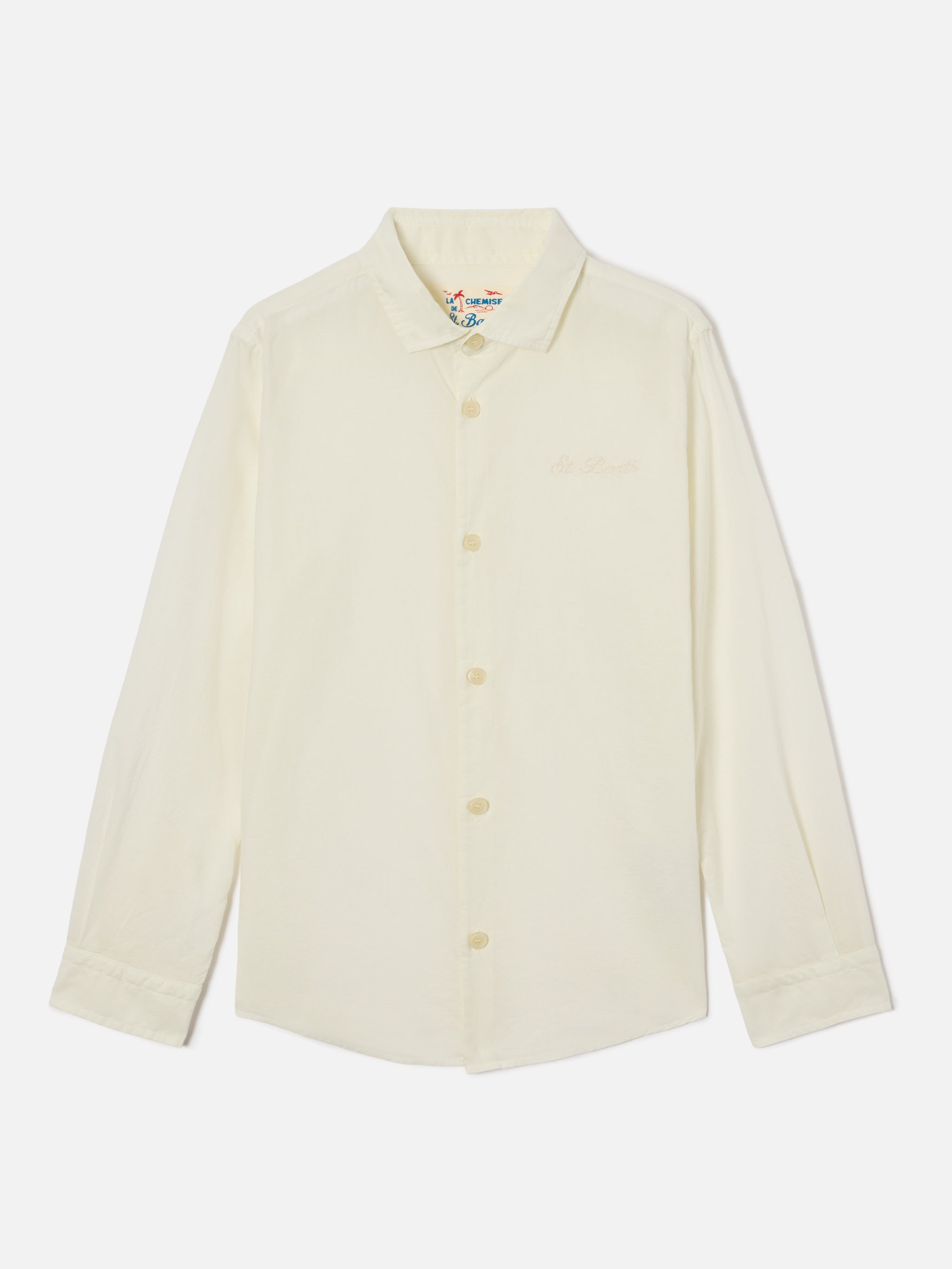 mc2-saint-barth-chemise-jr-lcm0002-camicia-bambino-in-cotone-voile-panna image 1