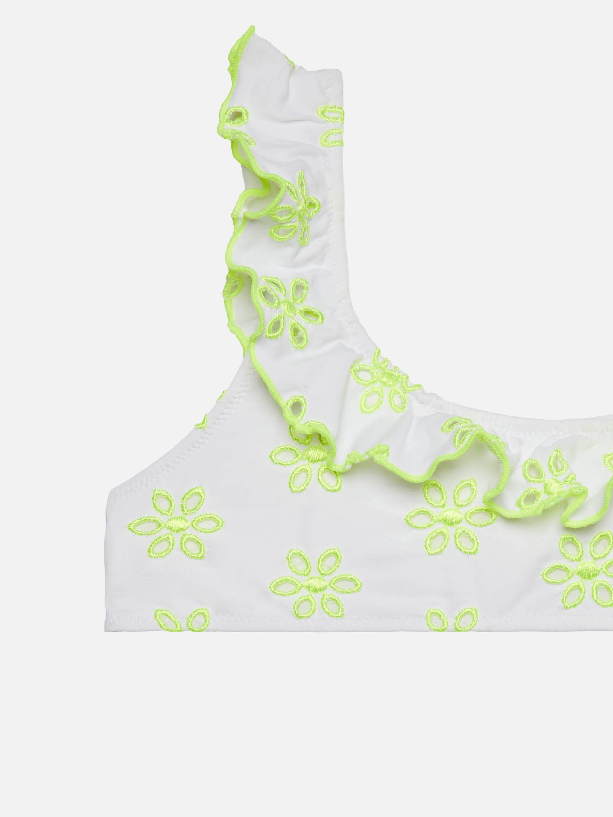 mc2-saint-barth-bikini-bimba-monospalla-fiori-giallo-fluo image 3
