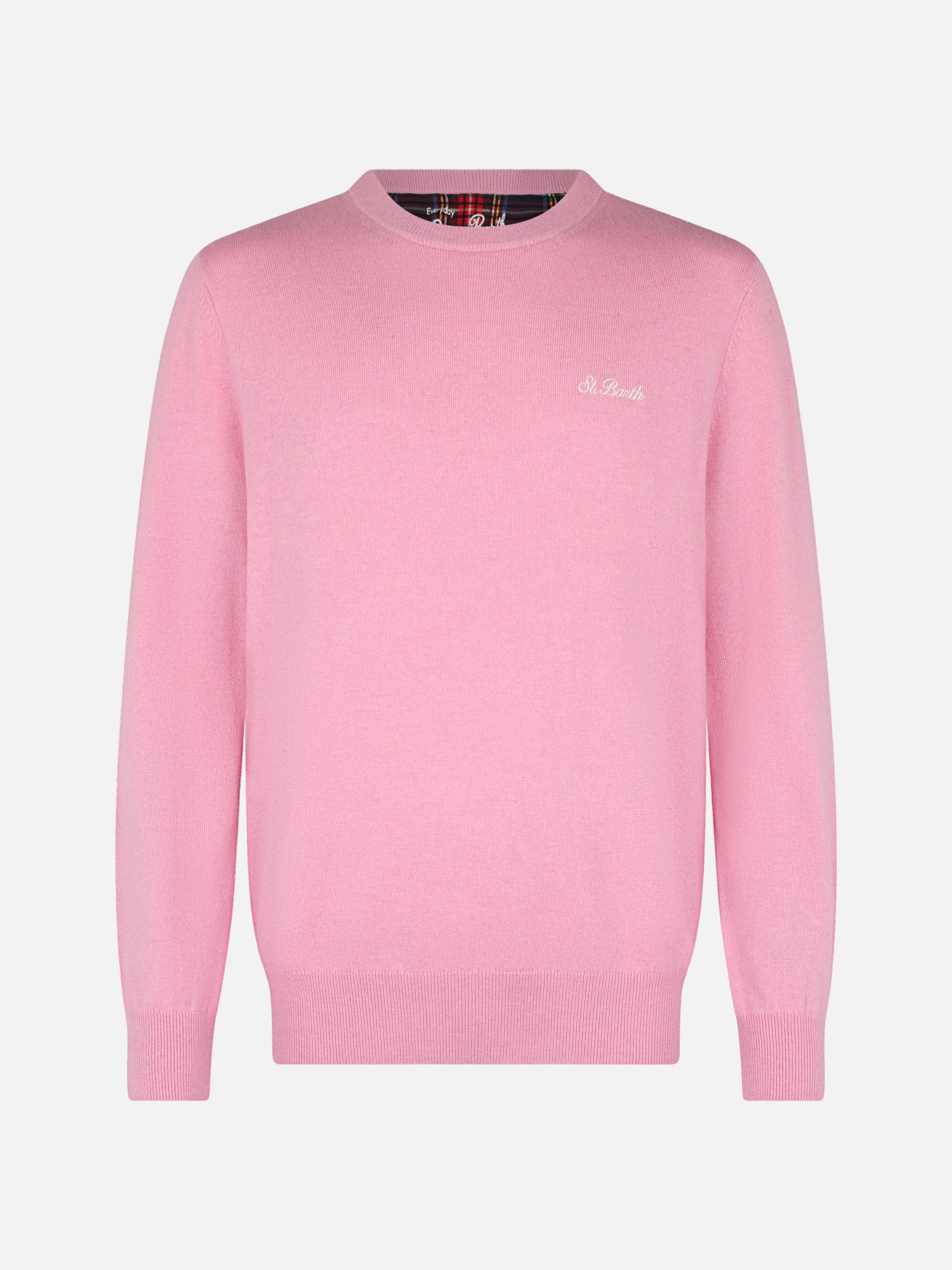 mc2-saint-barth-maglione-girocollo-regent-in-misto-cashmere-rosa image 4
