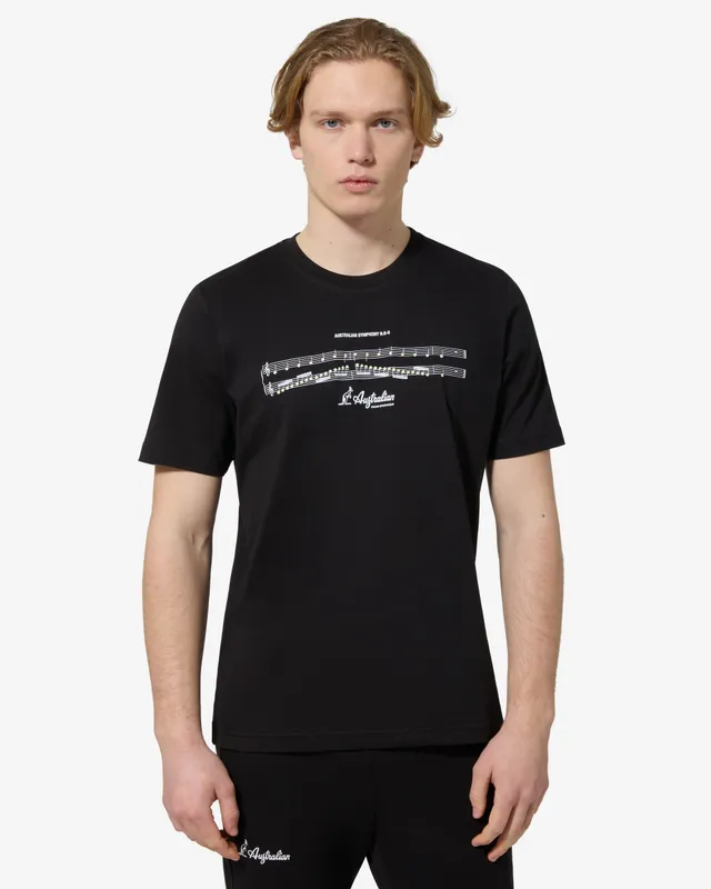 australian-symphony-t-shirt-cotone-nera image 1