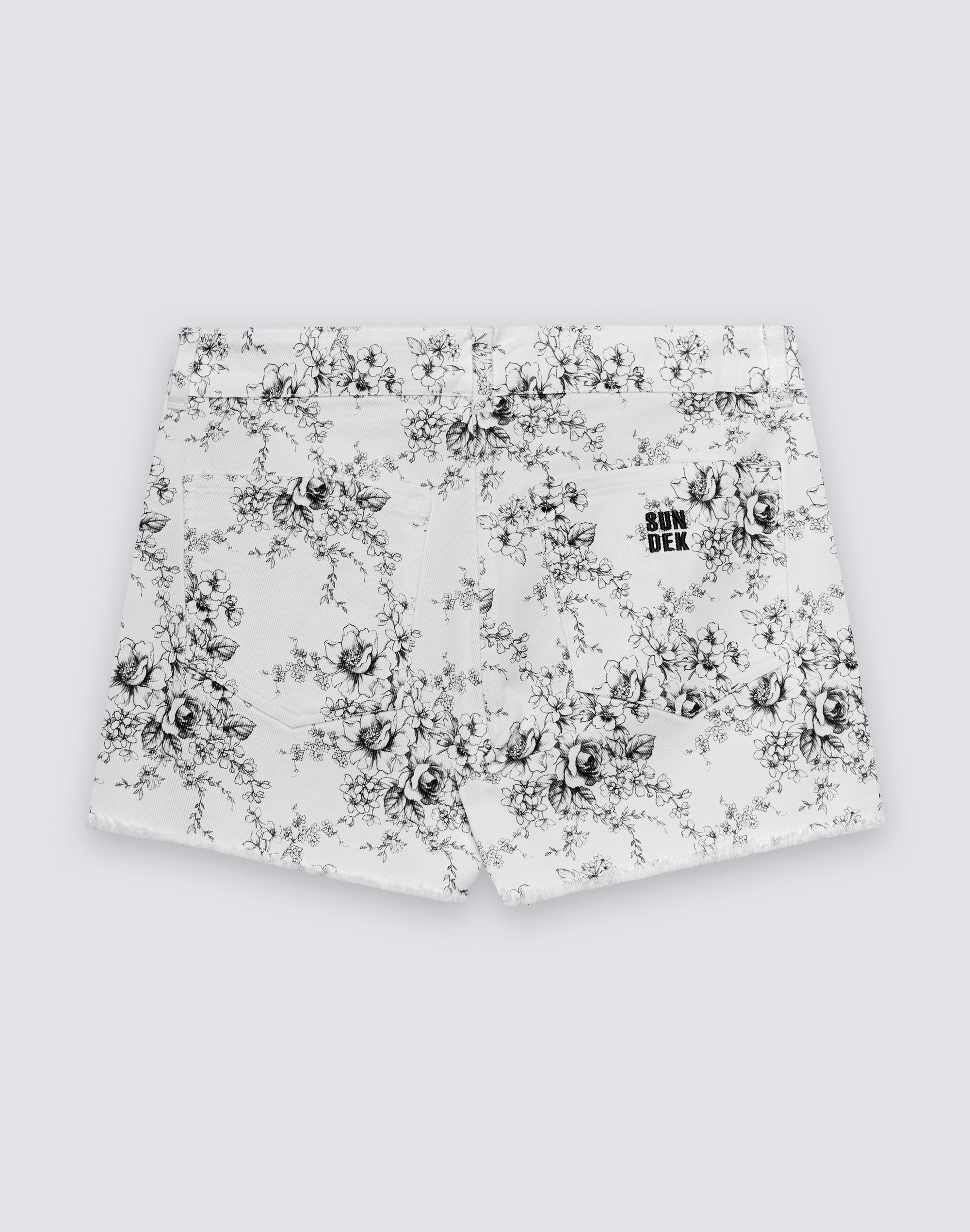 sundek-w397wkcb6jd-shorts-donna-rose-de-joie-in-bull-di-cotone image 2