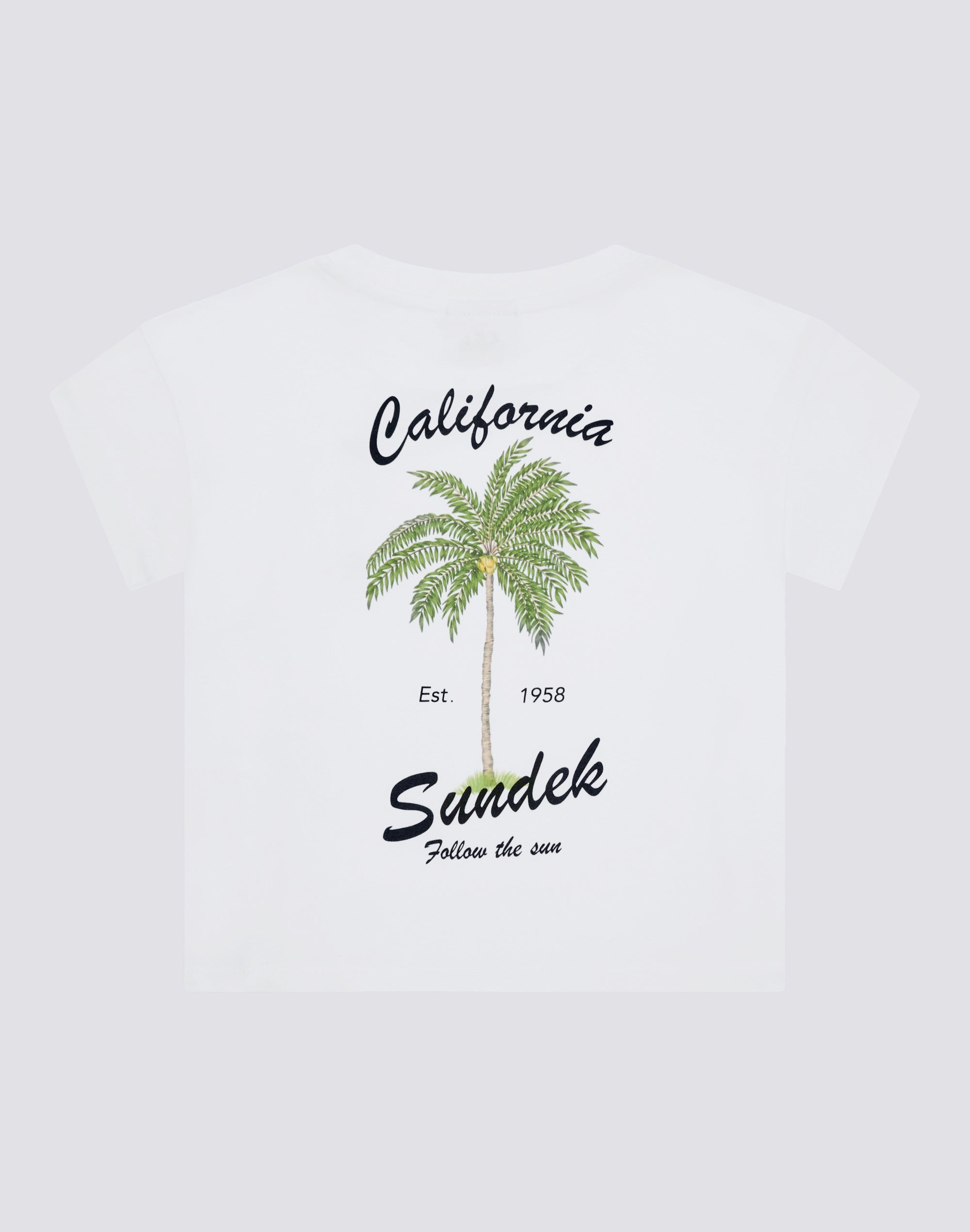 sundek-t-shirt-bambina-maniche-corte-maxi-stampa-posteriore-botanic image 1